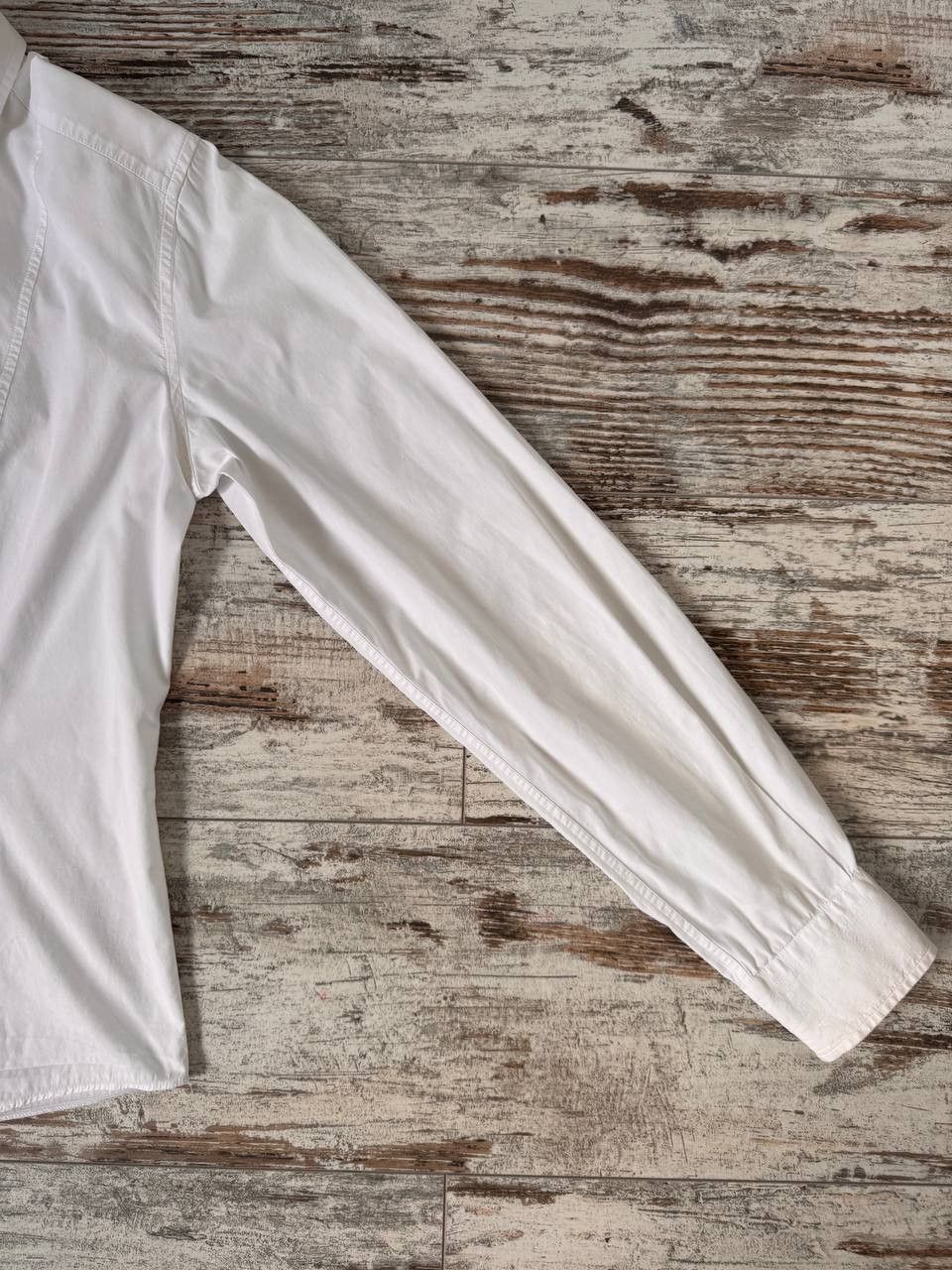 Dolce & Gabbana DOLCE & GABBANA Fitted Poplin Shirt w/ Ruffle Lace Trim Size M / US 6-8 / IT 42-44 - 3 Thumbnail