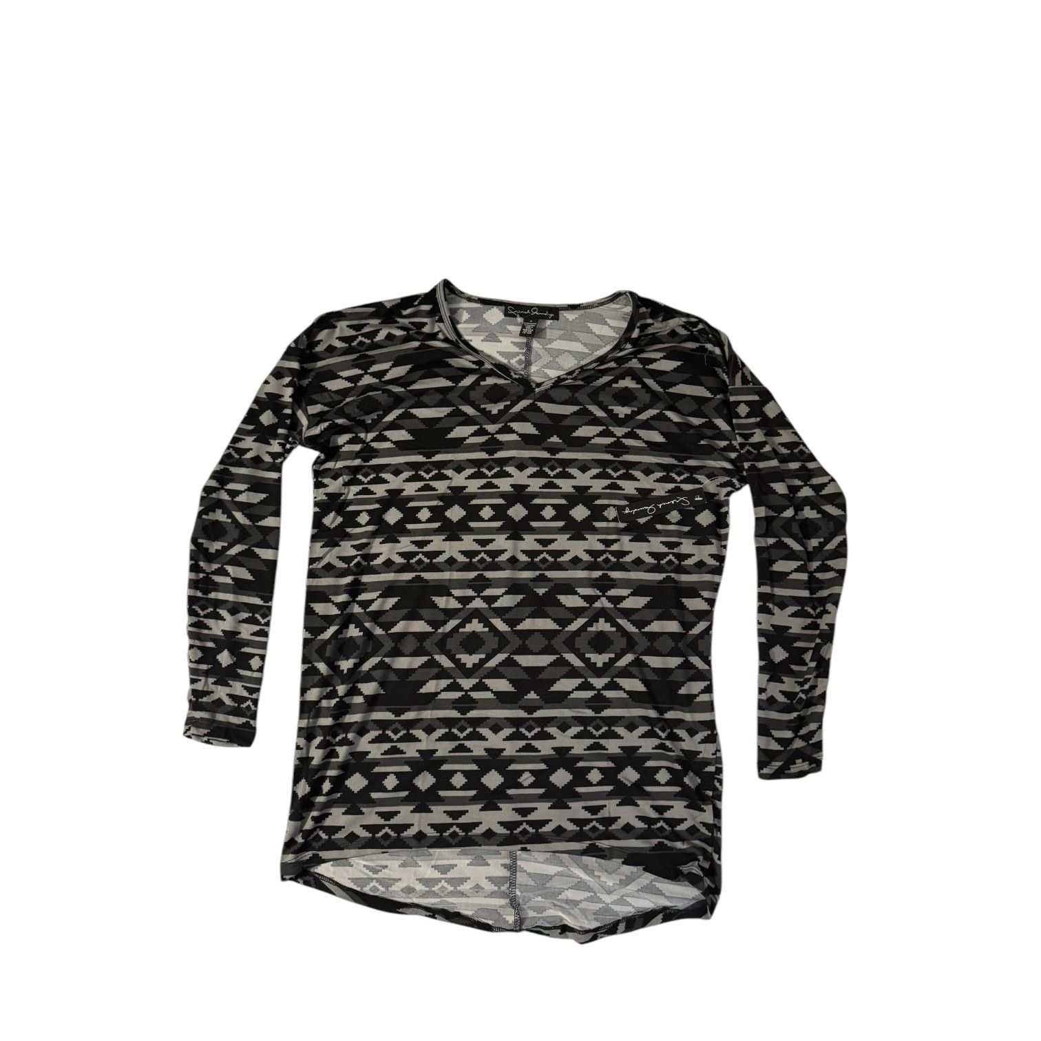 Other French Laundry Athletic Southwestern Pattern Shirt Small NWT Size S / US 4 / IT 40 - 1 Thumbnail