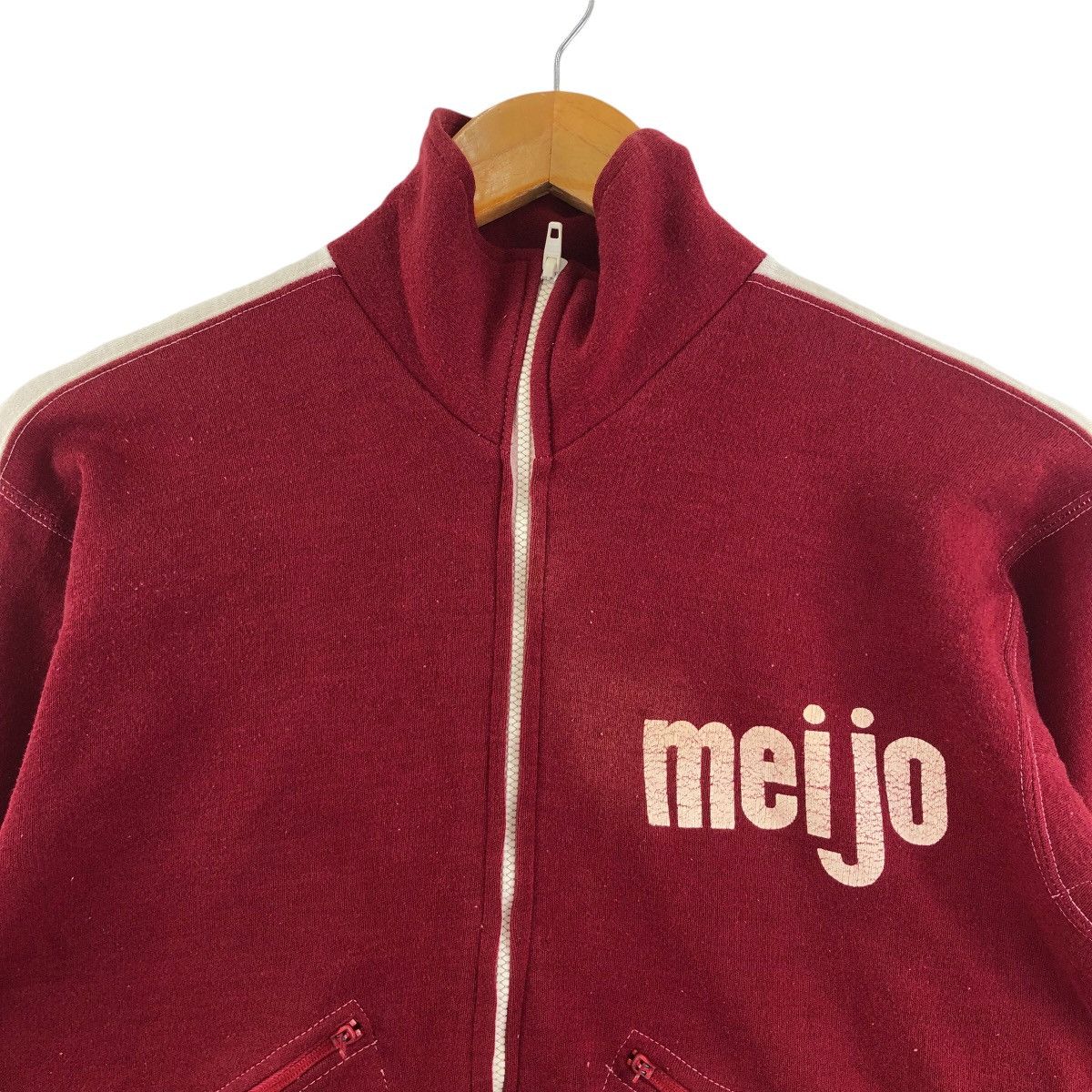 Vintage Vintage 70s MEIJO University Sweater Champion Sporting Goods Size US M / EU 48-50 / 2 - 2 Thumbnail