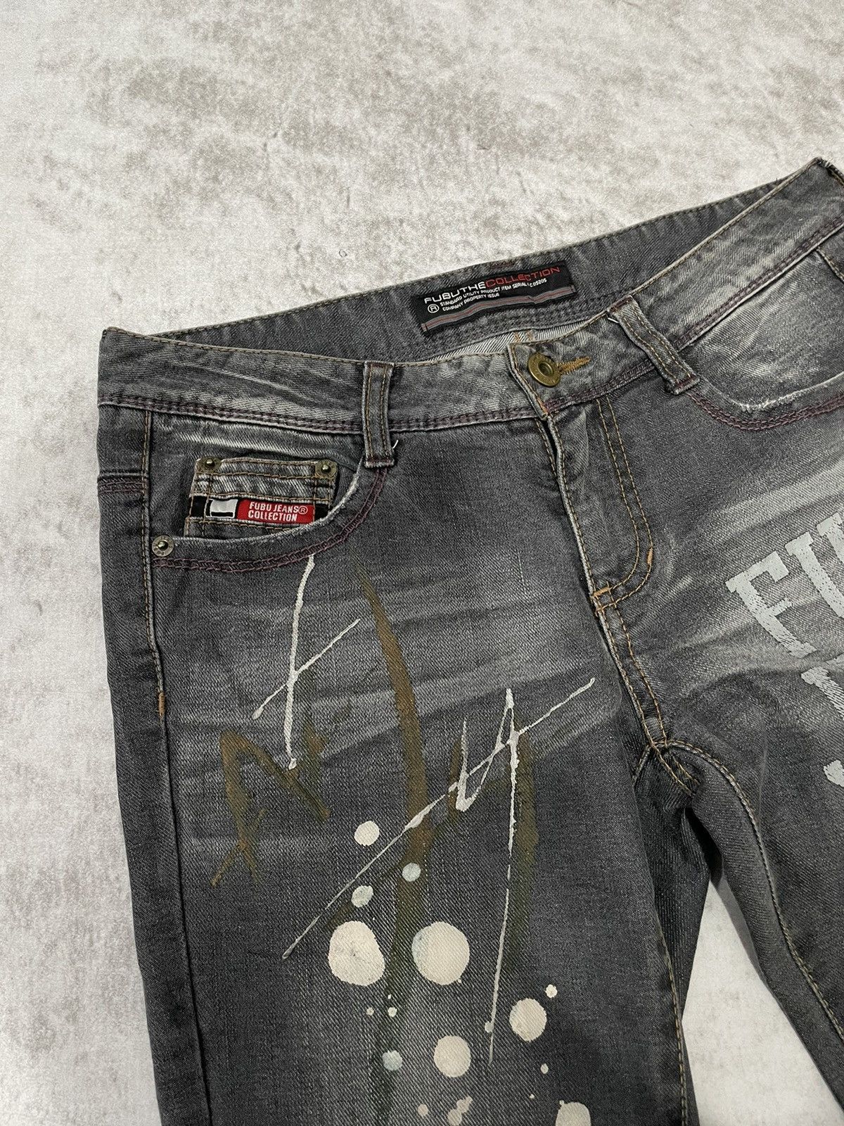 Hysteric Glamour × If Six Was Nine × Le Grande Bleu (L.G.B.) 2000s fubu japan super flared poem denim y2k style Size US 28 / EU 44 - 3 Thumbnail