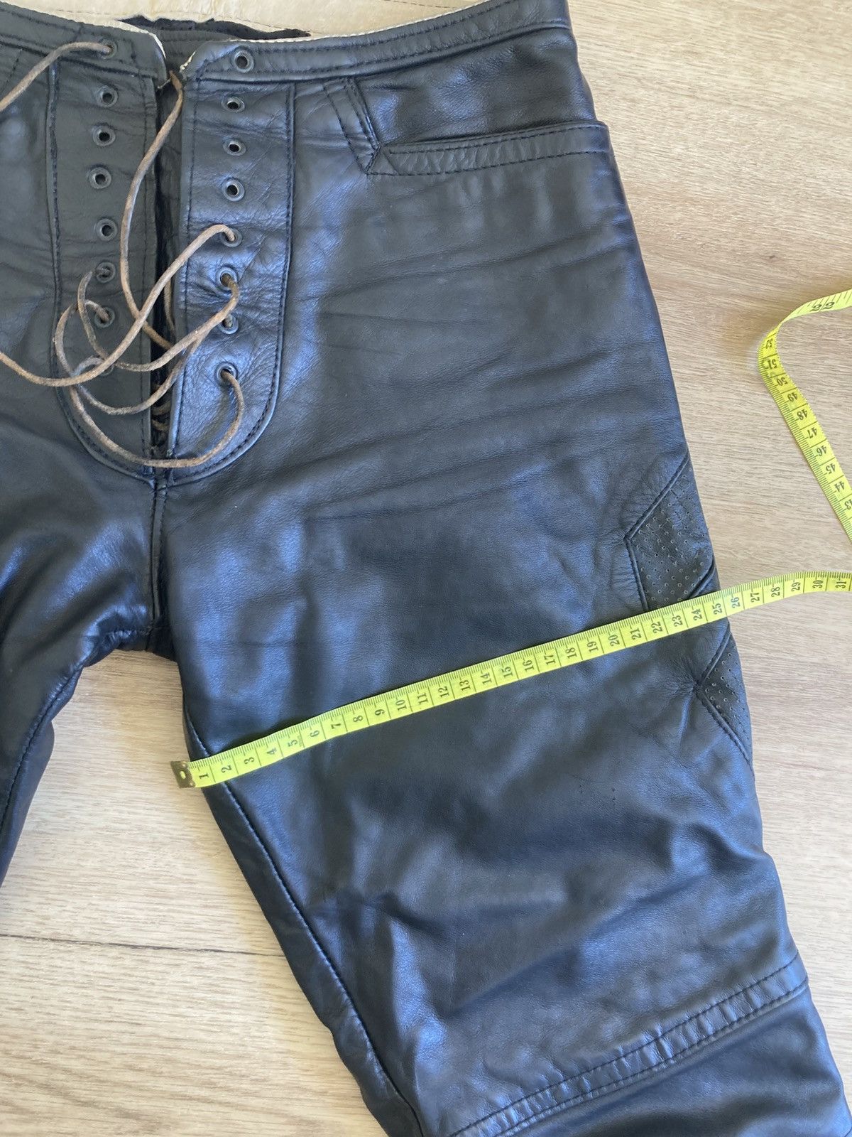 Other Vintage Custom Made Leather Pants Size 29" - 14 Thumbnail