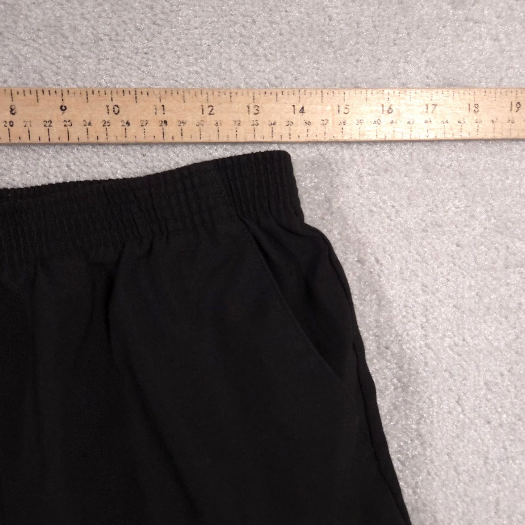 Vintage Briggs New York Crop Pants Womens 10P Straight Leg Elastic Waist Pockets Black Size 32" / US 10 / IT 46 - 5 Thumbnail