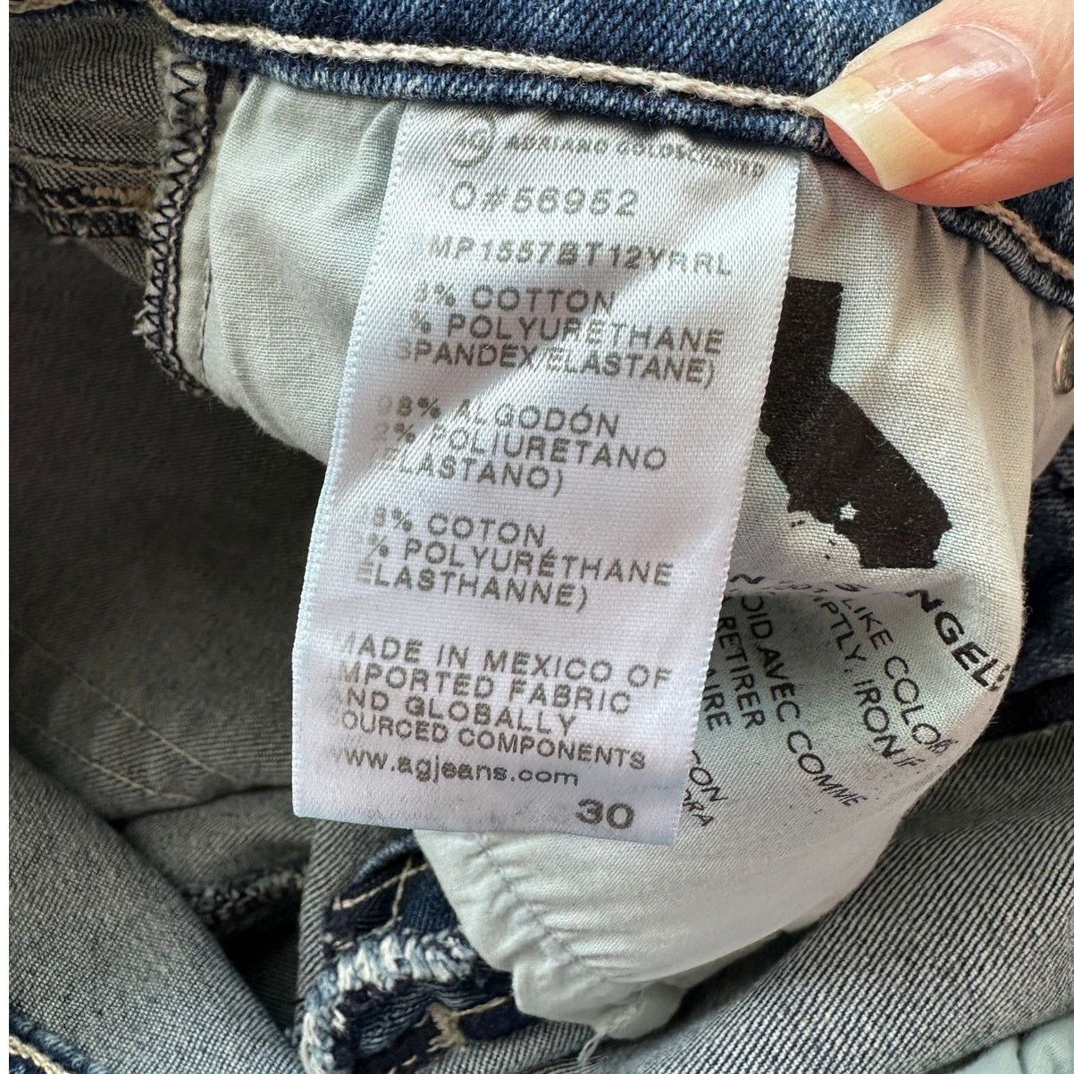 AG Adriano Goldschmied AG-ED Adriano Light Wash Prima Crop Cigarette Leg Jean 30 Size 30" / US 8 / IT 44 - 11 Thumbnail