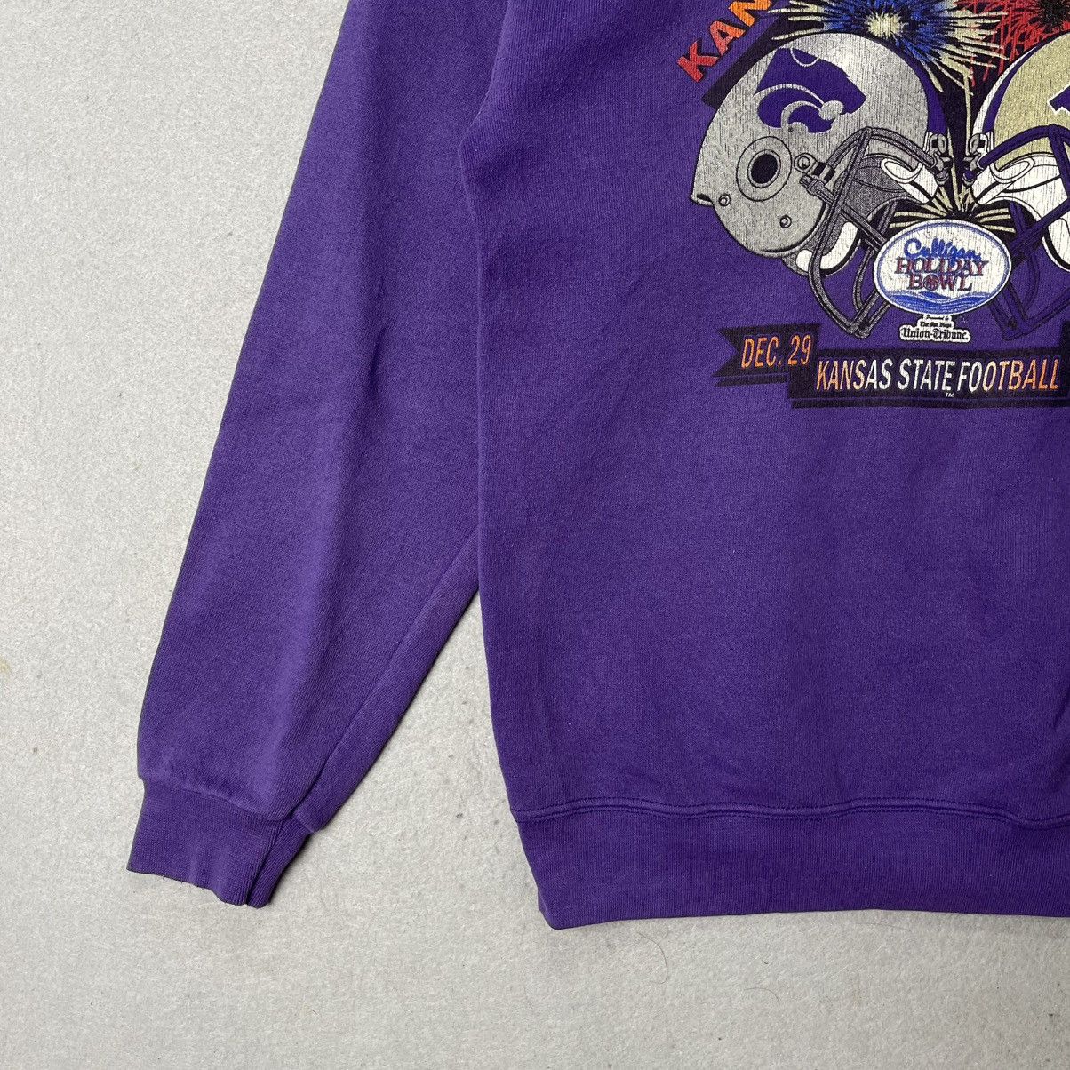 Lee Vintage Lee Kansas State vs Washington Football Sweatshirt Size US S / EU 44-46 / 1 - 6 Thumbnail