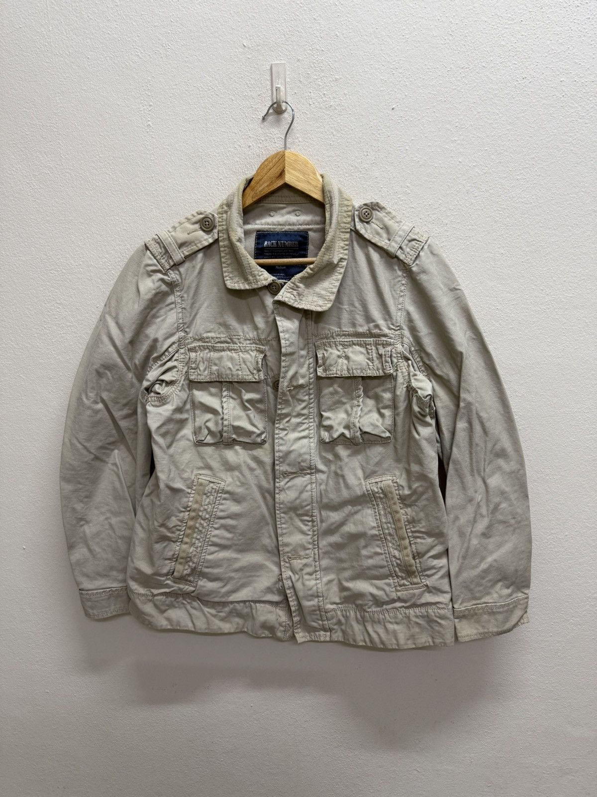 Japanese Brand Back Number Ultility Miltary Field Khakis Jacket Size US S / EU 44-46 / 1 - 16 Thumbnail