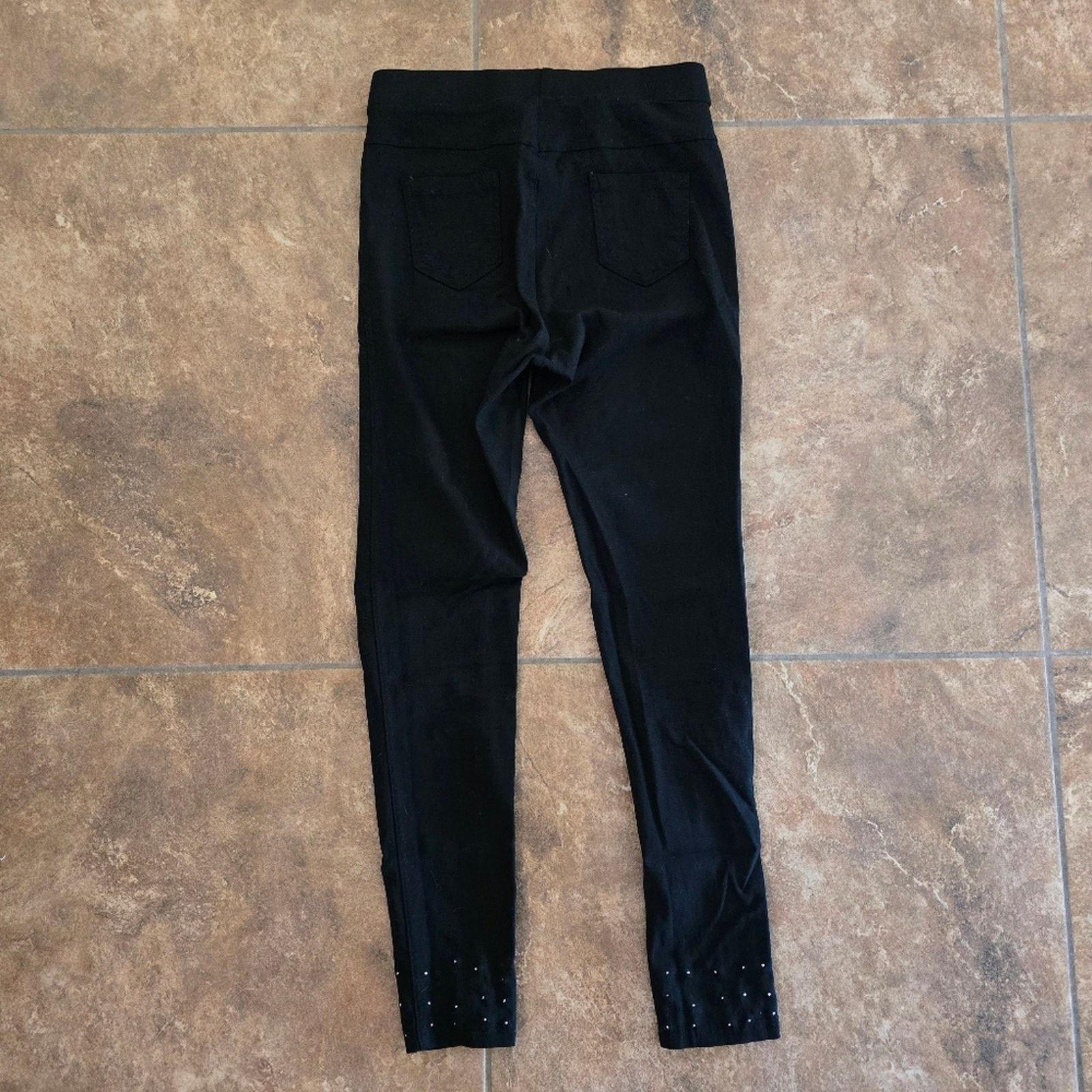 Other Black | JVINI | Diamond Detailed Skinny Pant Size 30" / US 8 / IT 44 - 2 Thumbnail