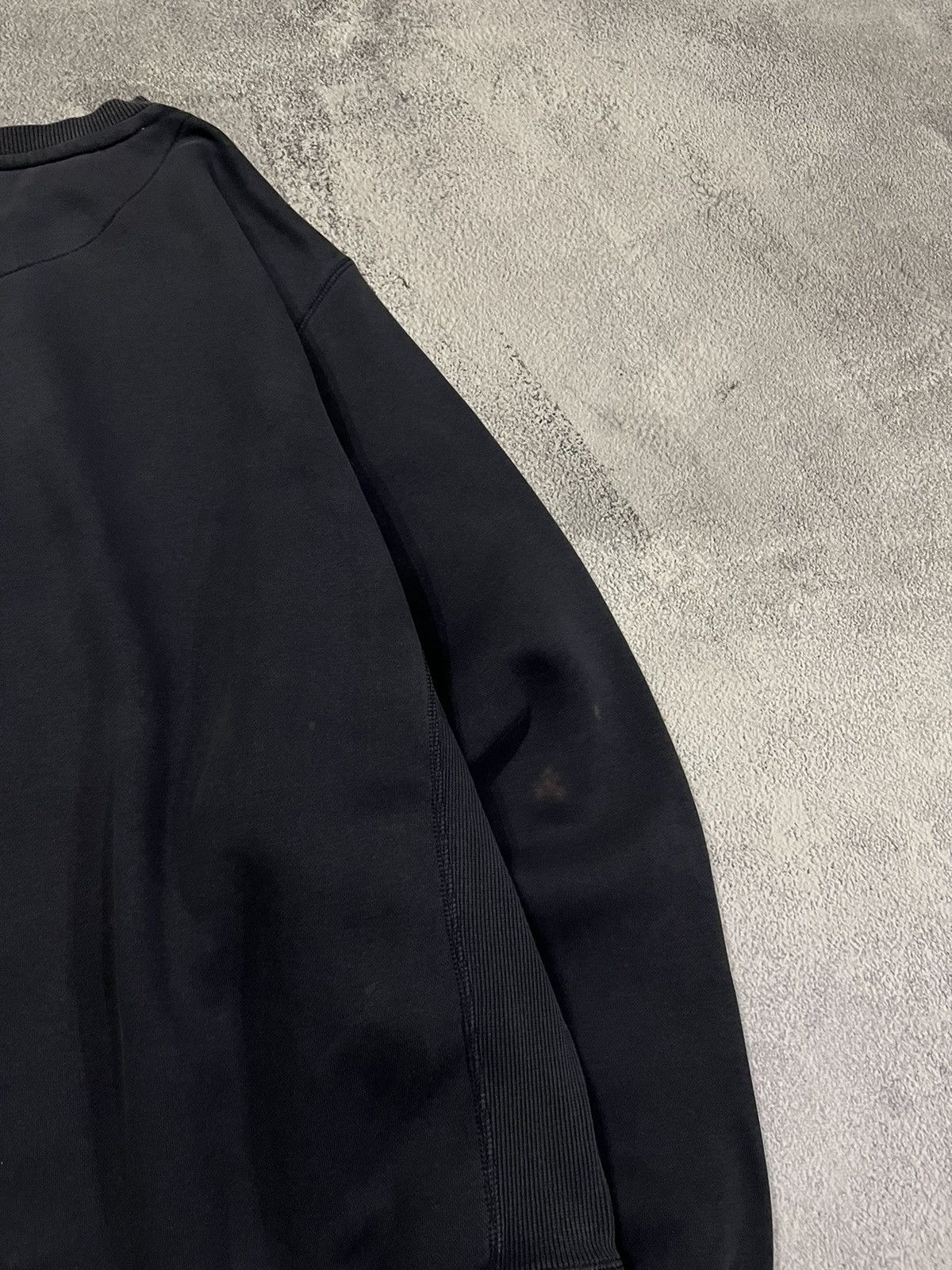 Nike × Vintage Vintage Y2k Nike 💙 Faded Mini Swoosh Sweatshirt 00’s Size US XL / EU 56 / 4 - 14 Thumbnail