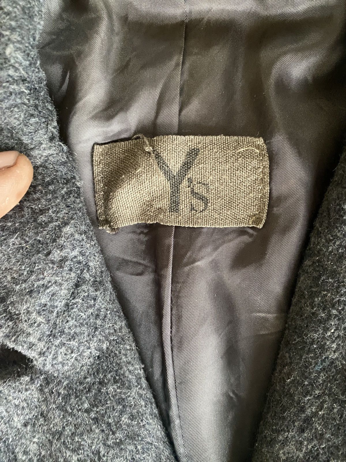 Designer × Y's × Yohji Yamamoto Vintage y’s yohji yamamoto woll trench coat jacket Size US M / EU 48-50 / 2 - 7 Thumbnail