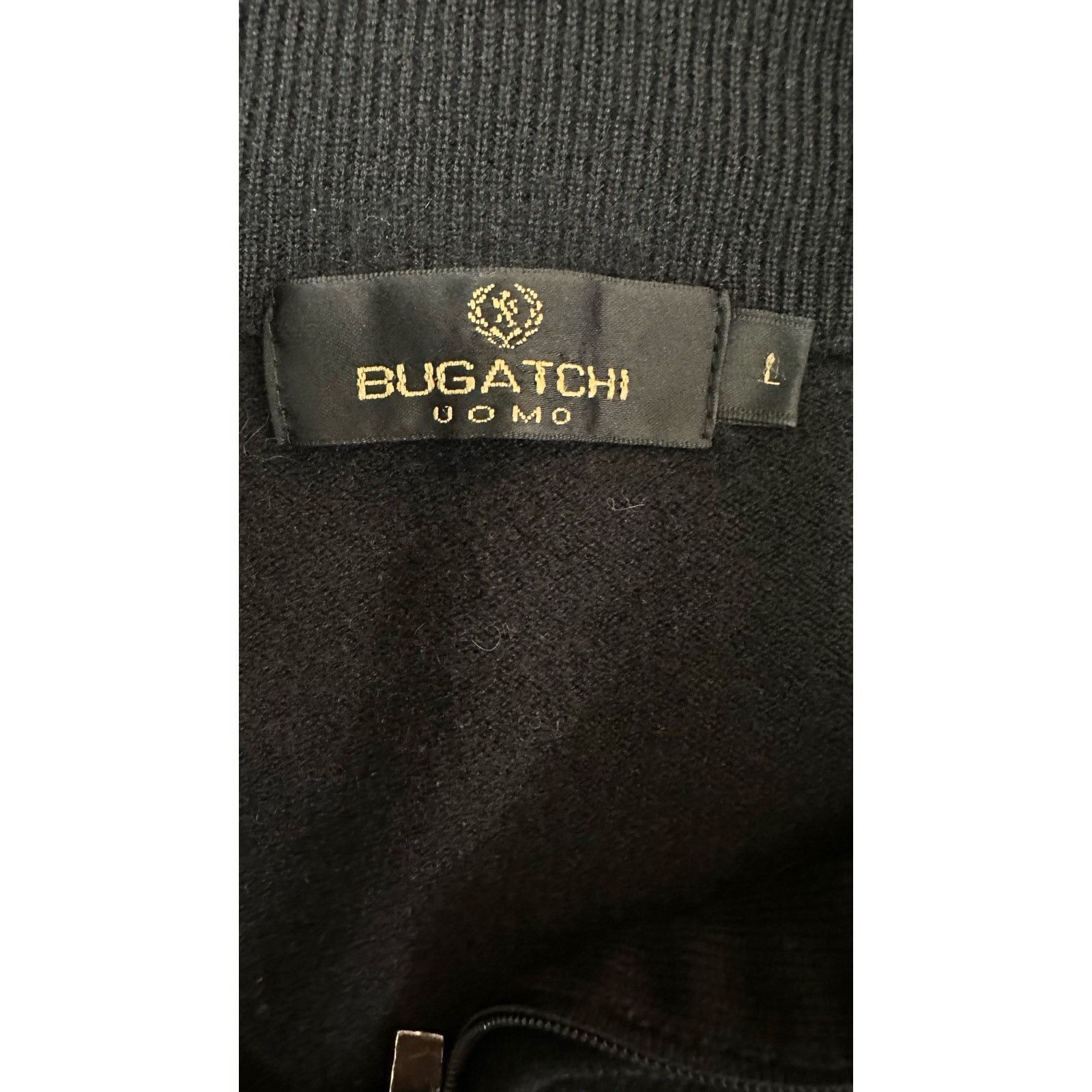 BUGATCHI Bugatchi Uomo Men's 1/4 Zip Mock Neck Sweater Size US L / EU 52-54 / 3 - 3 Thumbnail