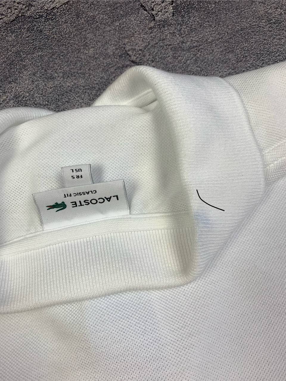 Lacoste Lacoste Men's Classic Fit White Polo Shirt Size L Size US L / EU 52-54 / 3 - 15 Thumbnail