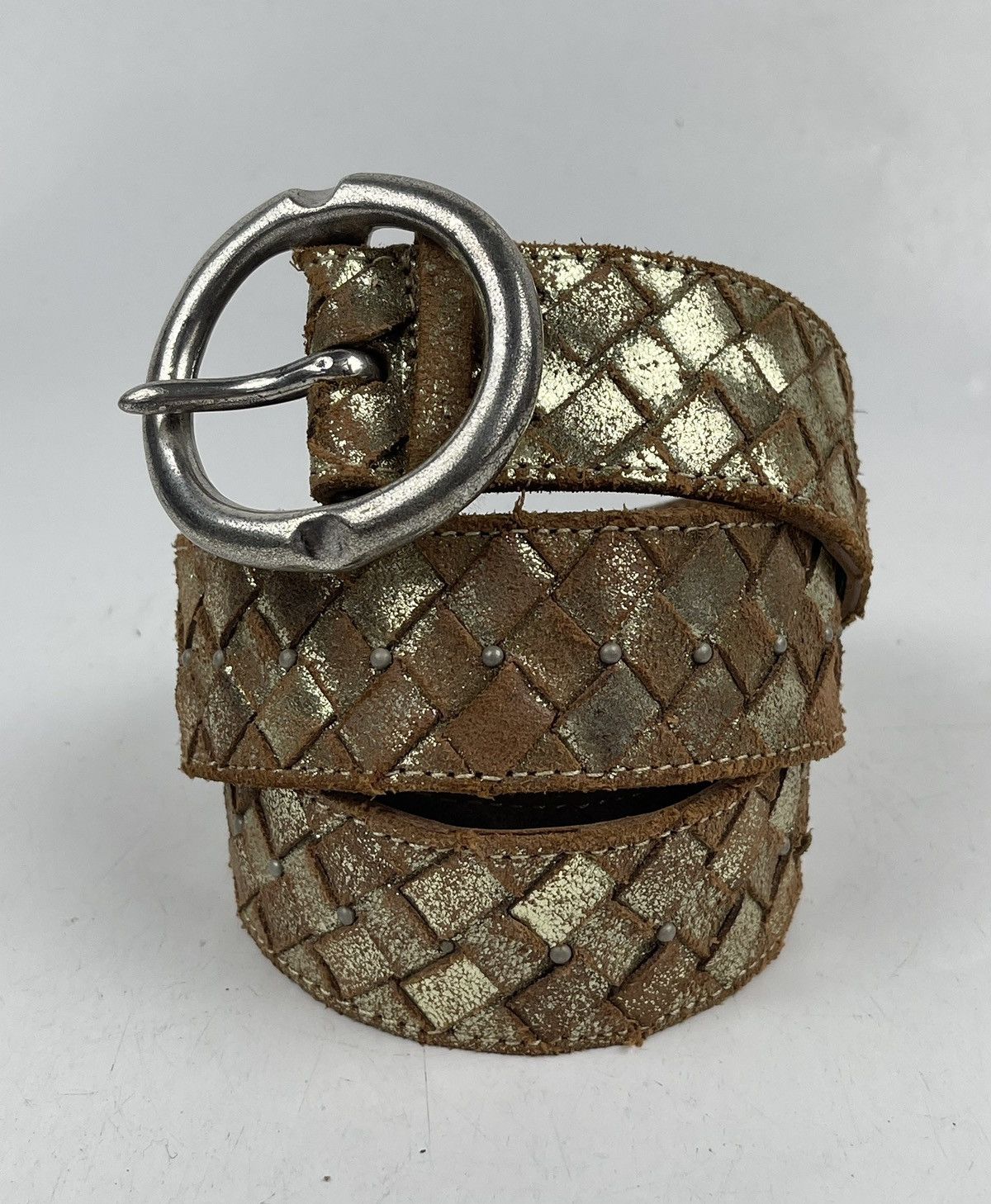 Japanese Brand × Seditionaries studded leather belt tc28 Size 34 - 1 Thumbnail