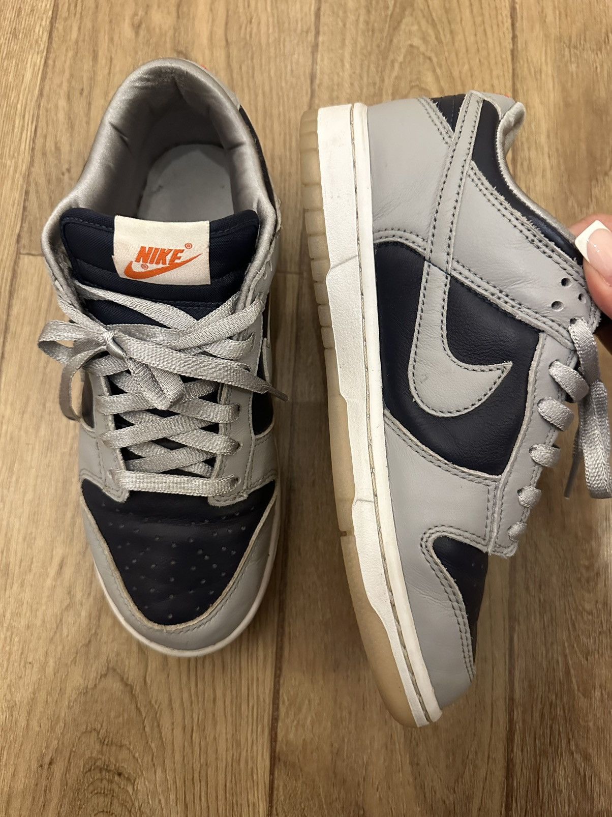 Nike Nike Dunk Low College Blu Navy Grey Size US 8 / IT 38 - 2 Thumbnail