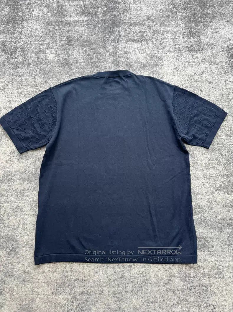Louis Vuitton Louis Vuitton Dark blue arms embossed full print knitted s Size US L / EU 52-54 / 3 - 2 Thumbnail
