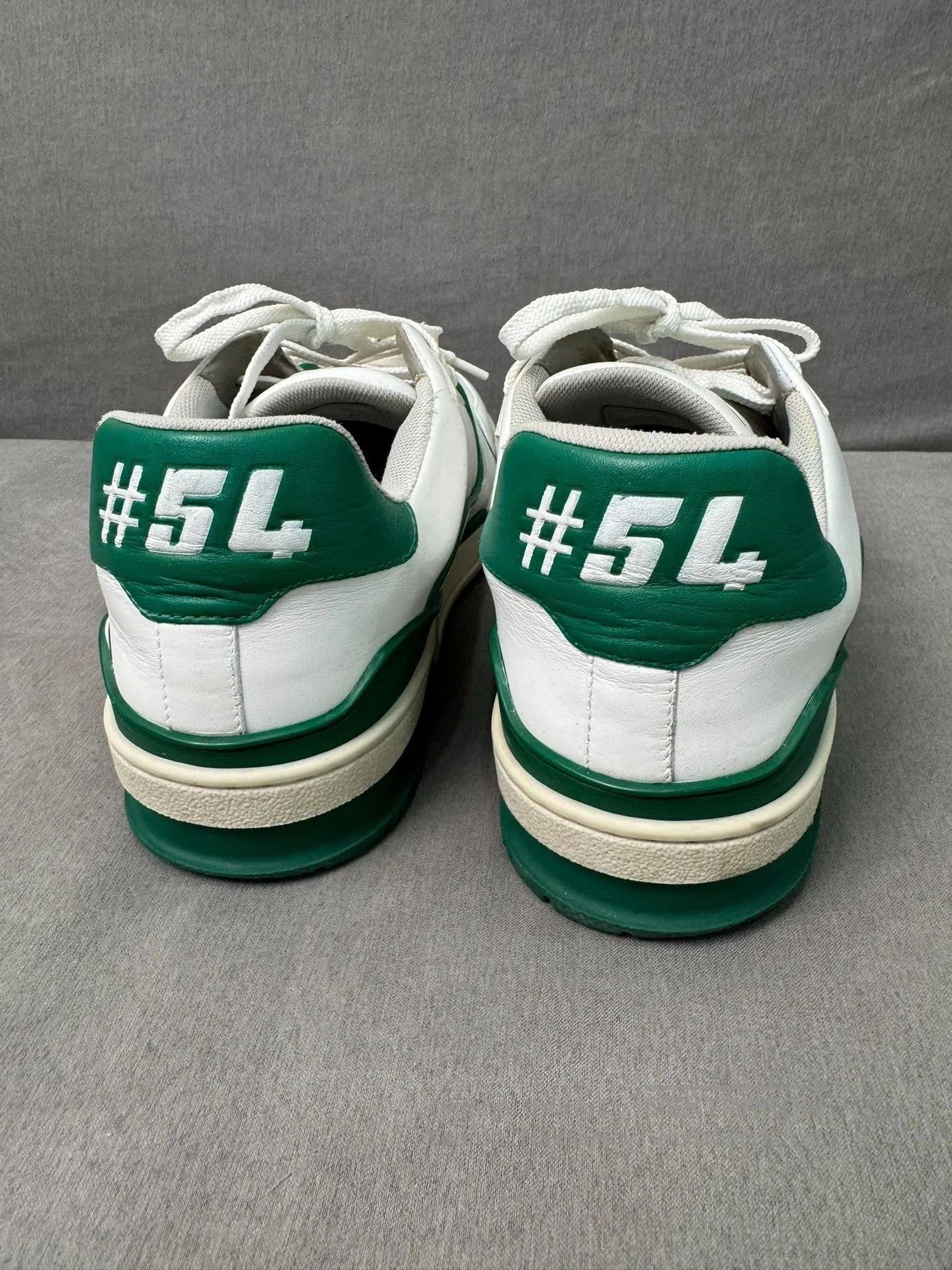 Louis Vuitton Louis Vuitton Trainer White Green. Size US 8 / EU 41 - 6 Thumbnail