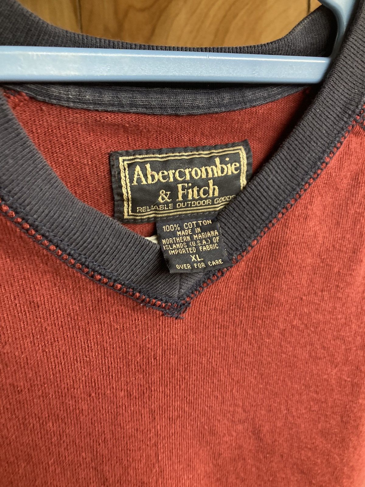 Abercrombie & Fitch Abercrombie & Fitch Red Longsleeve Blank Size US XL / EU 56 / 4 - 4 Thumbnail