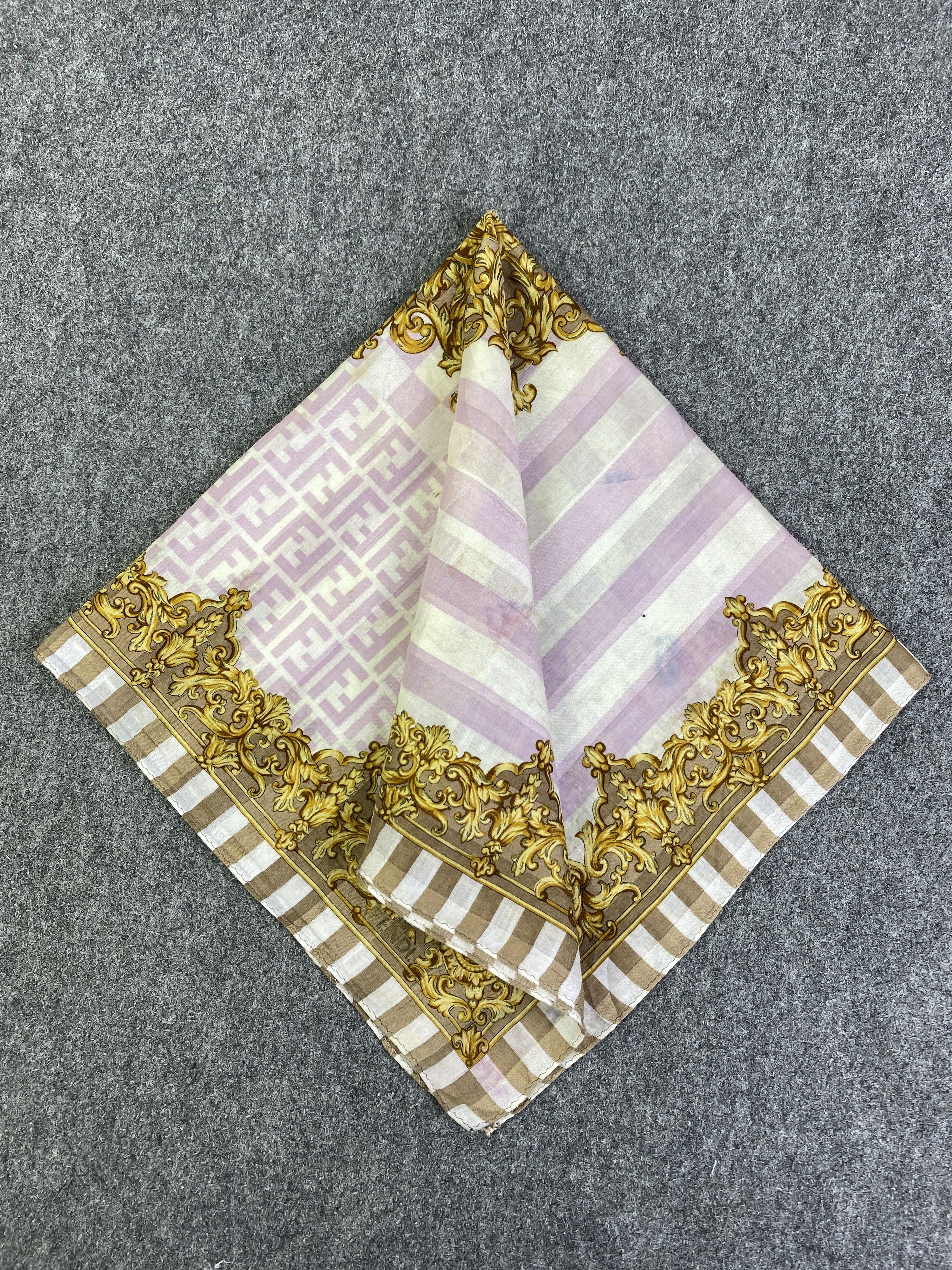 Fendi Vintage Fendi Handkerchief / Neckerchief KT0004 Size ONE SIZE - 3 Thumbnail