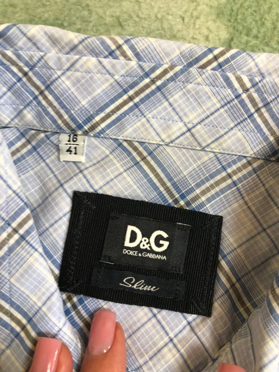 Dolce & Gabbana D&G DOLCE & GABBANA SLIM Dress Shirt ITALY Mens Button Down Size US M / EU 48-50 / 2 - 2 Thumbnail