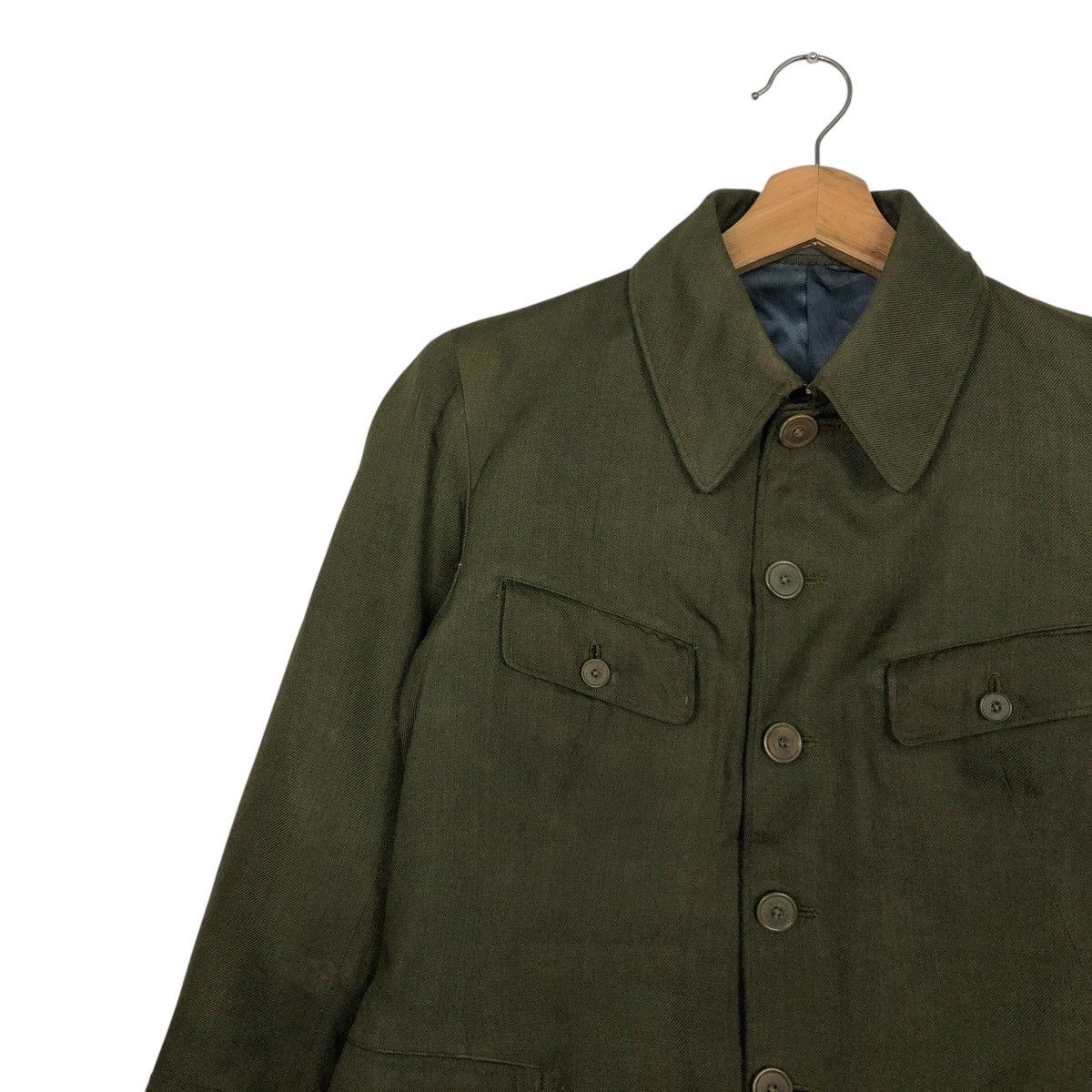 Vintage 🔥VINTAGE CHORE WORK MILITARY JACKET BUTTON BUZZ RICKSONS Size US S / EU 44-46 / 1 - 9 Thumbnail