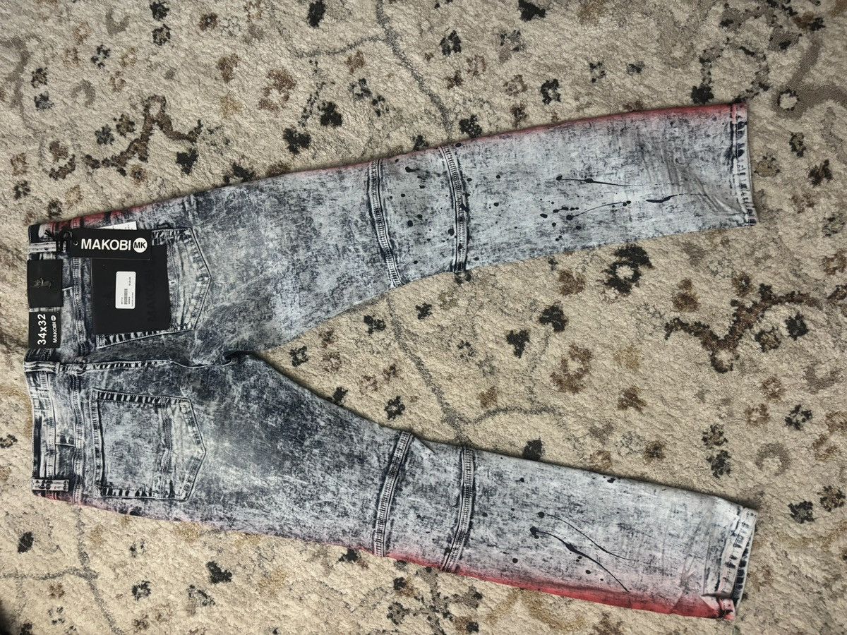 Other Makobi Jeans ‘Red Paint’ Size US 34 / EU 50 - 2 Thumbnail