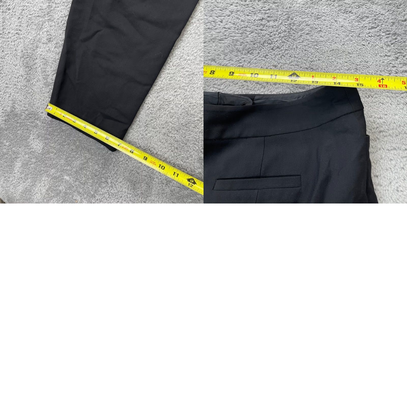 Eileen Fisher Eileen Fisher Pants Womens Medium P Black Dress Straight Leg Business Formal Size 30" / US 8 / IT 44 - 8 Thumbnail