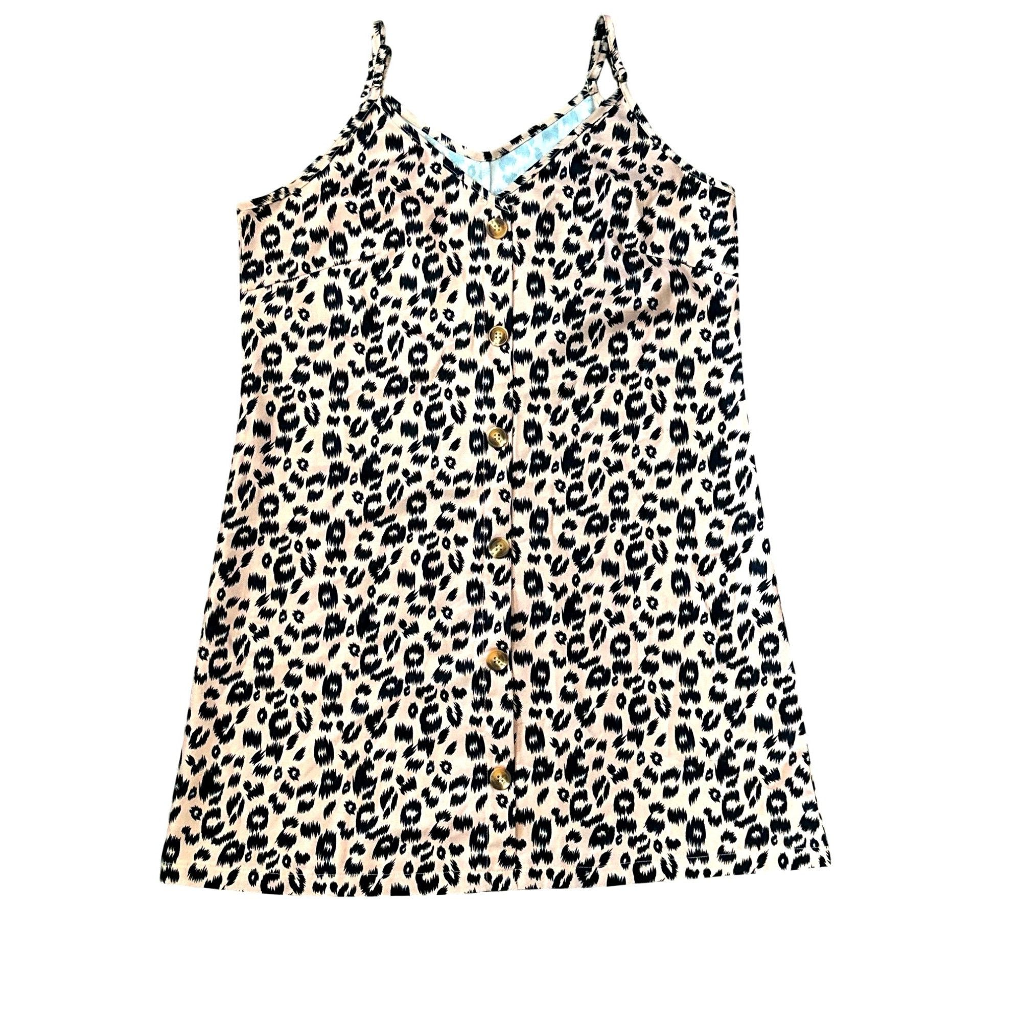 Other CCC Spaghetti Straps Brown Black Leopard Print Pullover Butt Size M / US 6-8 / IT 42-44 - 5 Thumbnail