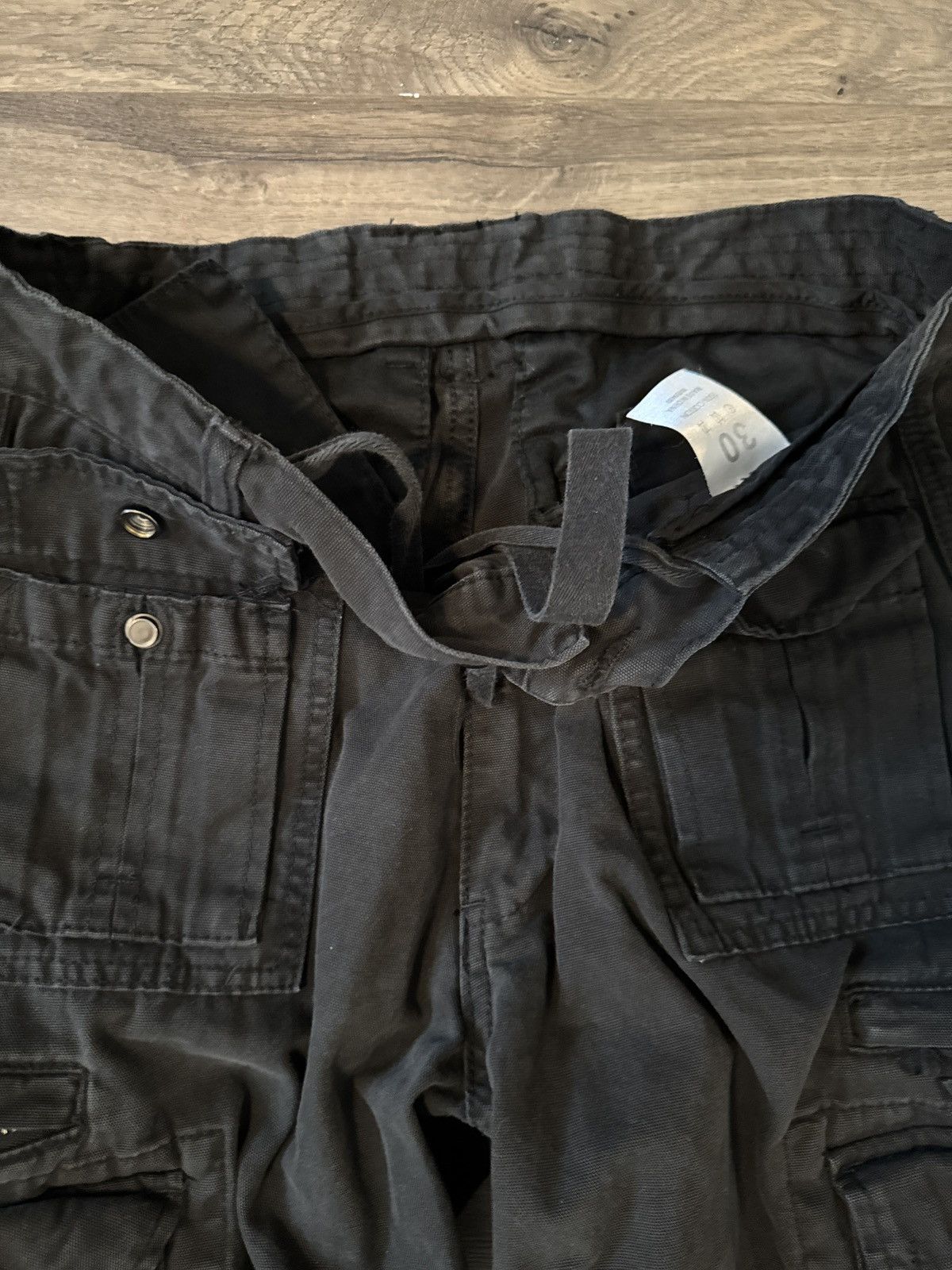 MNML Mnml Black Military Cargo Pants Size US 30 / EU 46 - 5 Thumbnail