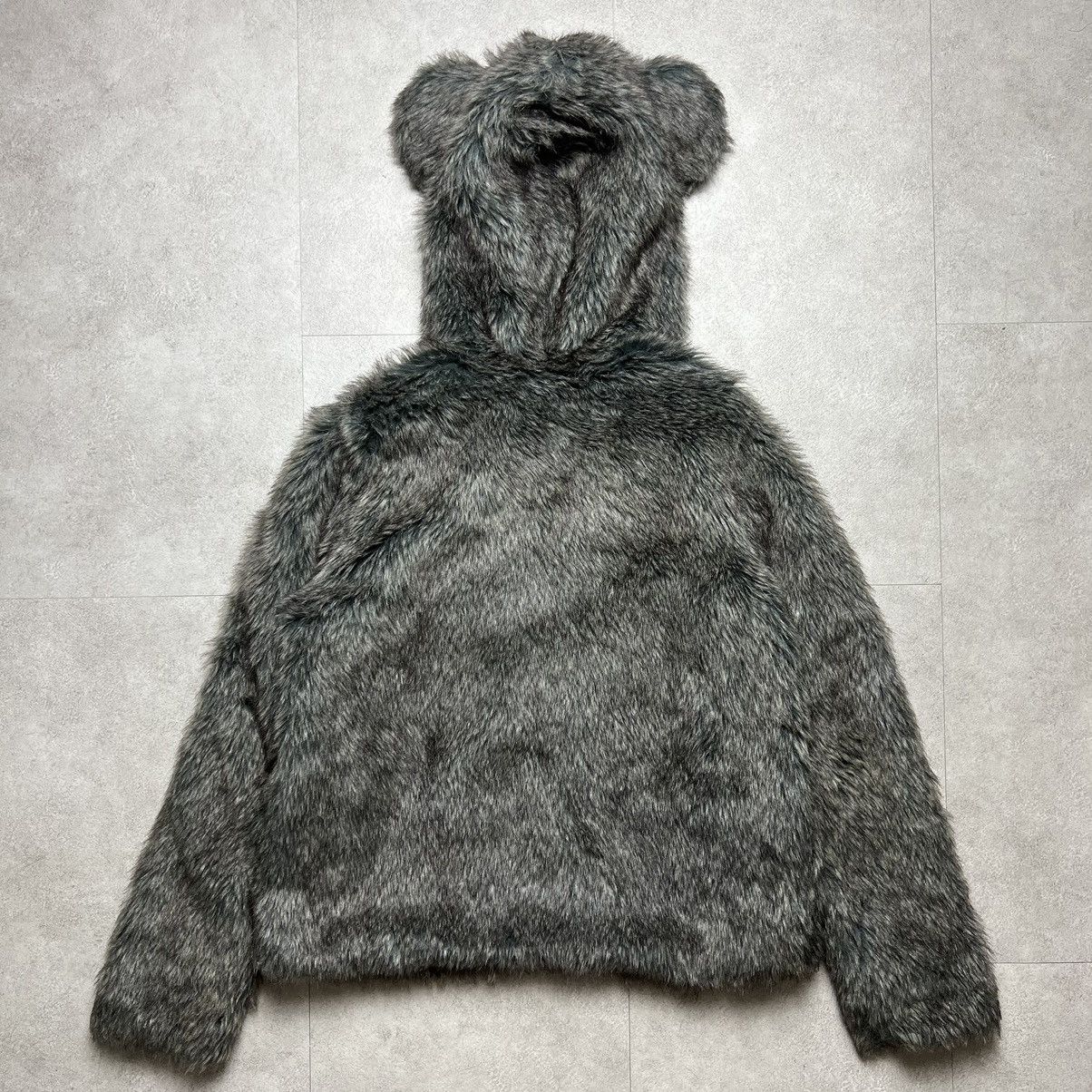 Ne-Net Ne Net Faux Fur Bear Ear.Zip Hoodie Size US M / EU 48-50 / 2 - 2 Thumbnail