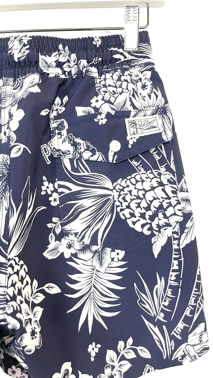 Polo Ralph Lauren Polo Ralph Lauren Blue Bear-Floral Hawaiian Swim Shorts Size US 28 / EU 44 - 5 Thumbnail