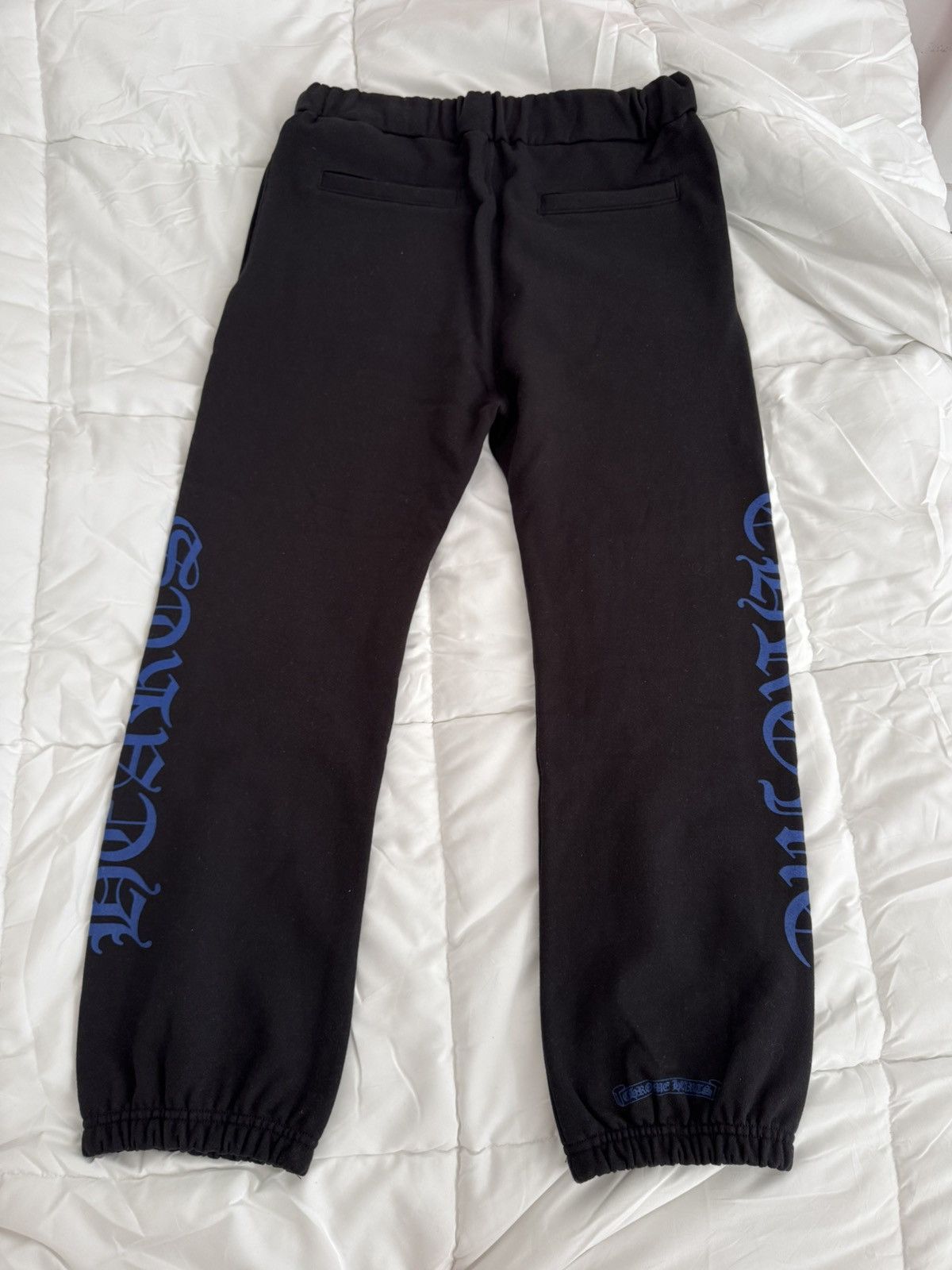 Chrome Hearts Chrome Hearts Horseshoe Logo Sweatpants in Black/Blue size L Size US 34 / EU 50 - 7 Thumbnail