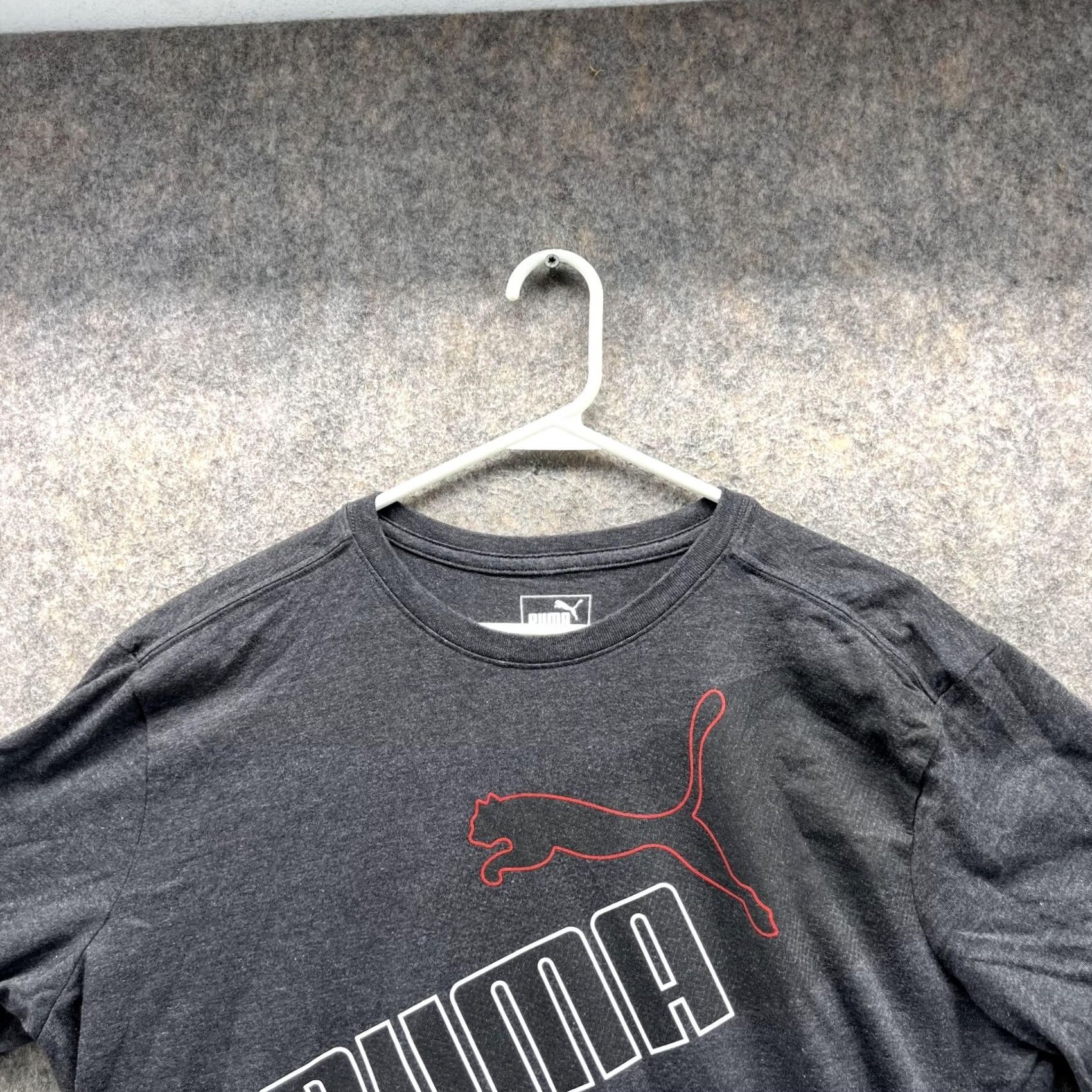 Puma Puma Shirt Men Large Adult Gray Casual Tee Outdoors Crewneck Cotton Logo Decade Outdoor All Seasons Size US L / EU 52-54 / 3 - 2 Thumbnail