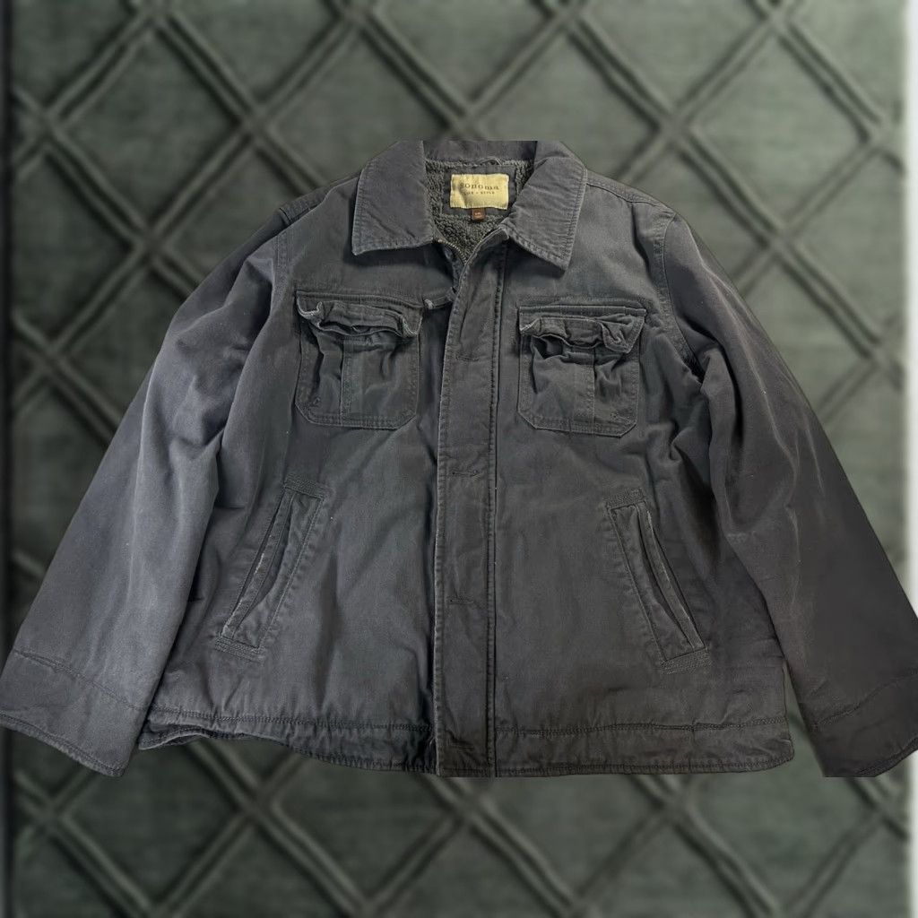 Vintage Sonoma Jacket Mens 2XL Gray Full Zip Lined Workwear Chore Coat Size US XXL / EU 58 / 5 - 1 Thumbnail