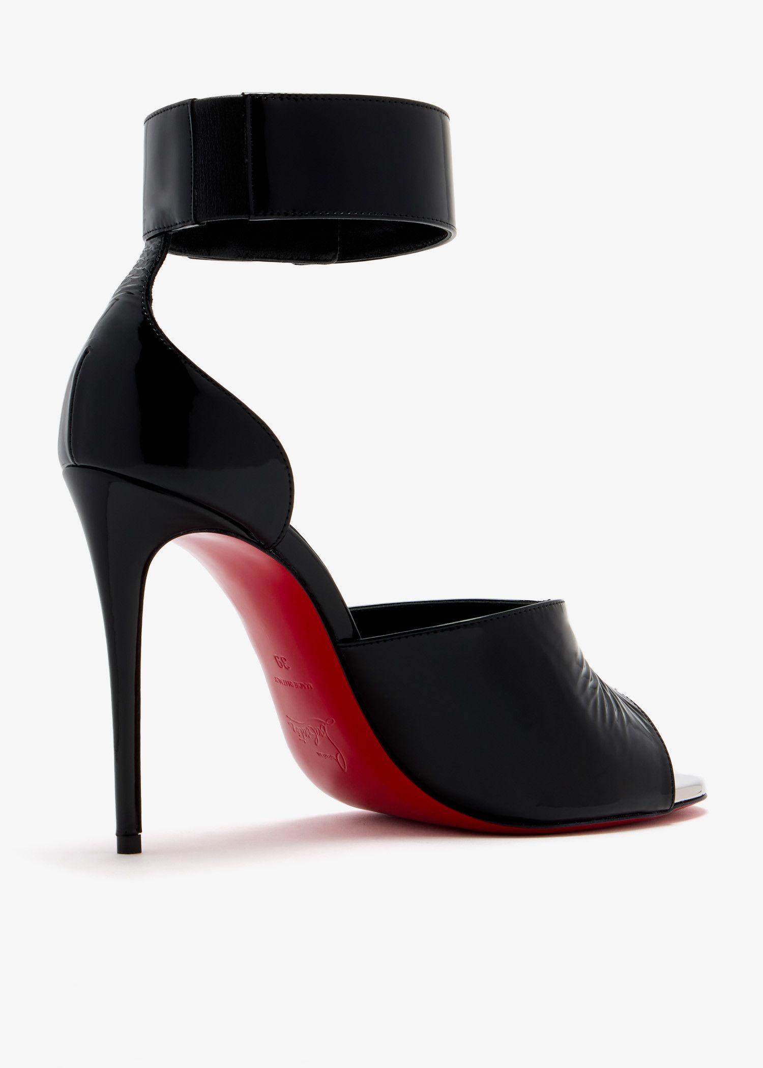 Christian Louboutin oc11z0625 Sandals in Black Size US 10 / IT 40 - 4 Thumbnail