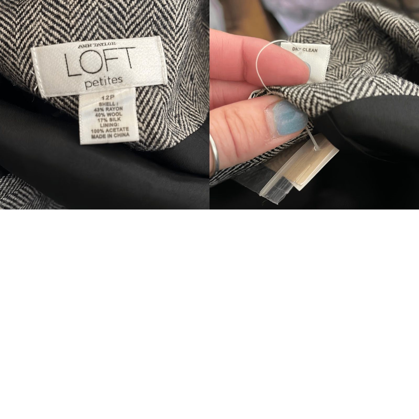 Ann Taylor VINTAGE? (No) - Ignore. Size 34" / US 12 / IT 48 - 8 Thumbnail