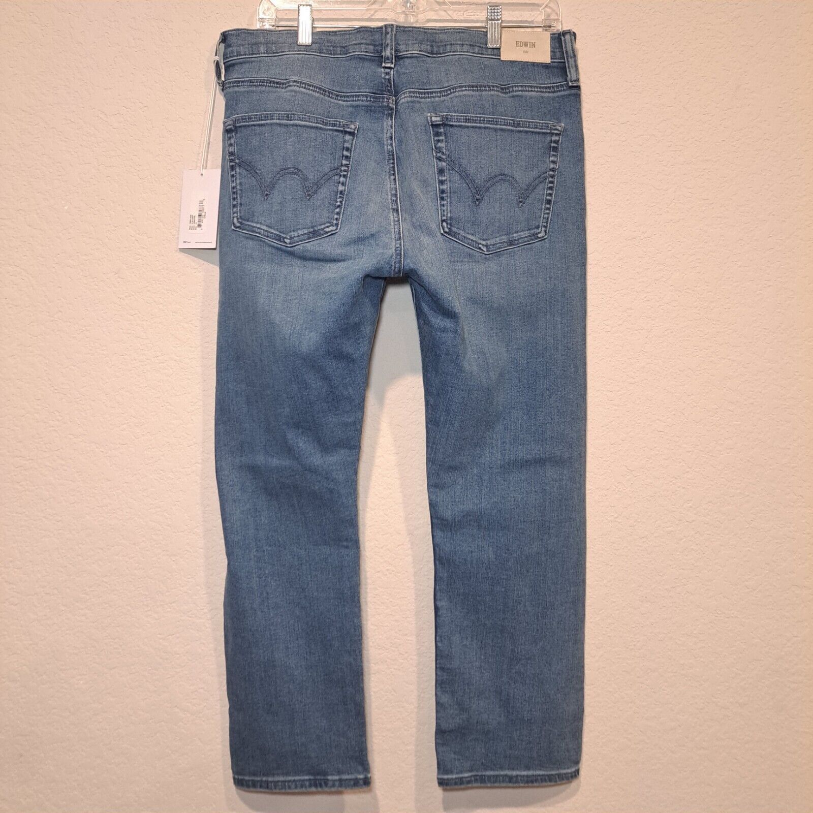 Edwin Edwin Jeans Elin Crop Straight Leg Denim Ambition Sz 31 NWT Size 31" - 10 Thumbnail