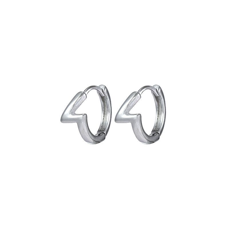 Jewelry × Sterling Silver Vibe Earrings One Pairs Chrome Jewelry Size ONE SIZE - 5 Thumbnail