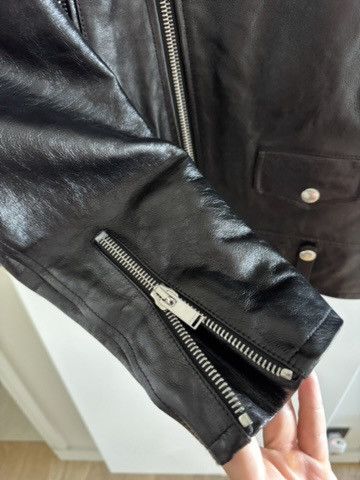 Saint Laurent Paris Saint Laurent Leather Biker Jacket Size US L / EU 52-54 / 3 - 4 Thumbnail