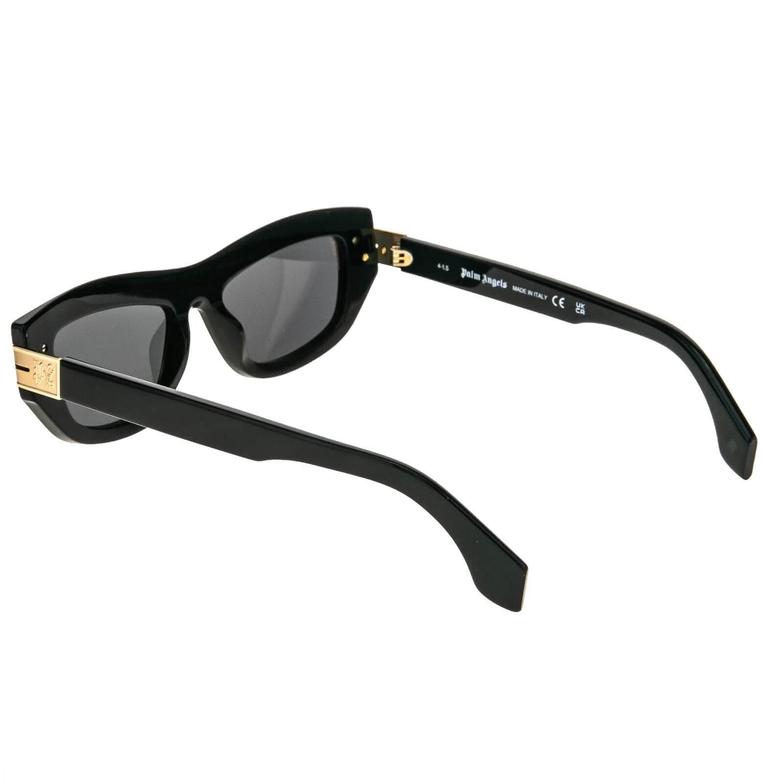 Palm Angels PALM ANGELS PERI10E 10E CLAIRE Black Geometric Sunglass Size ONE SIZE - 6 Thumbnail