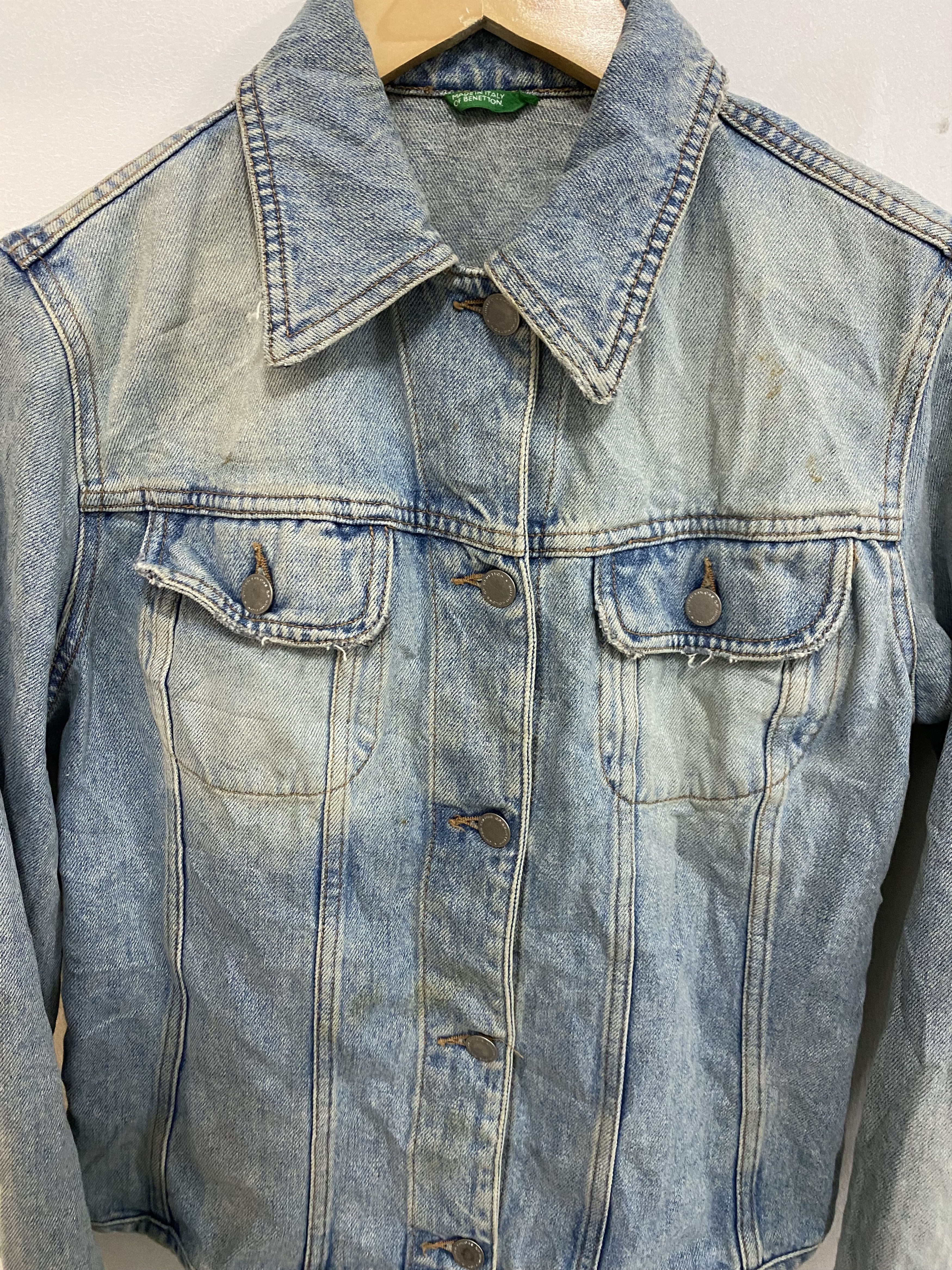United Colors Of Benetton United Colors of Benetton Denim Jacket Size M / US 6-8 / IT 42-44 - 3 Thumbnail