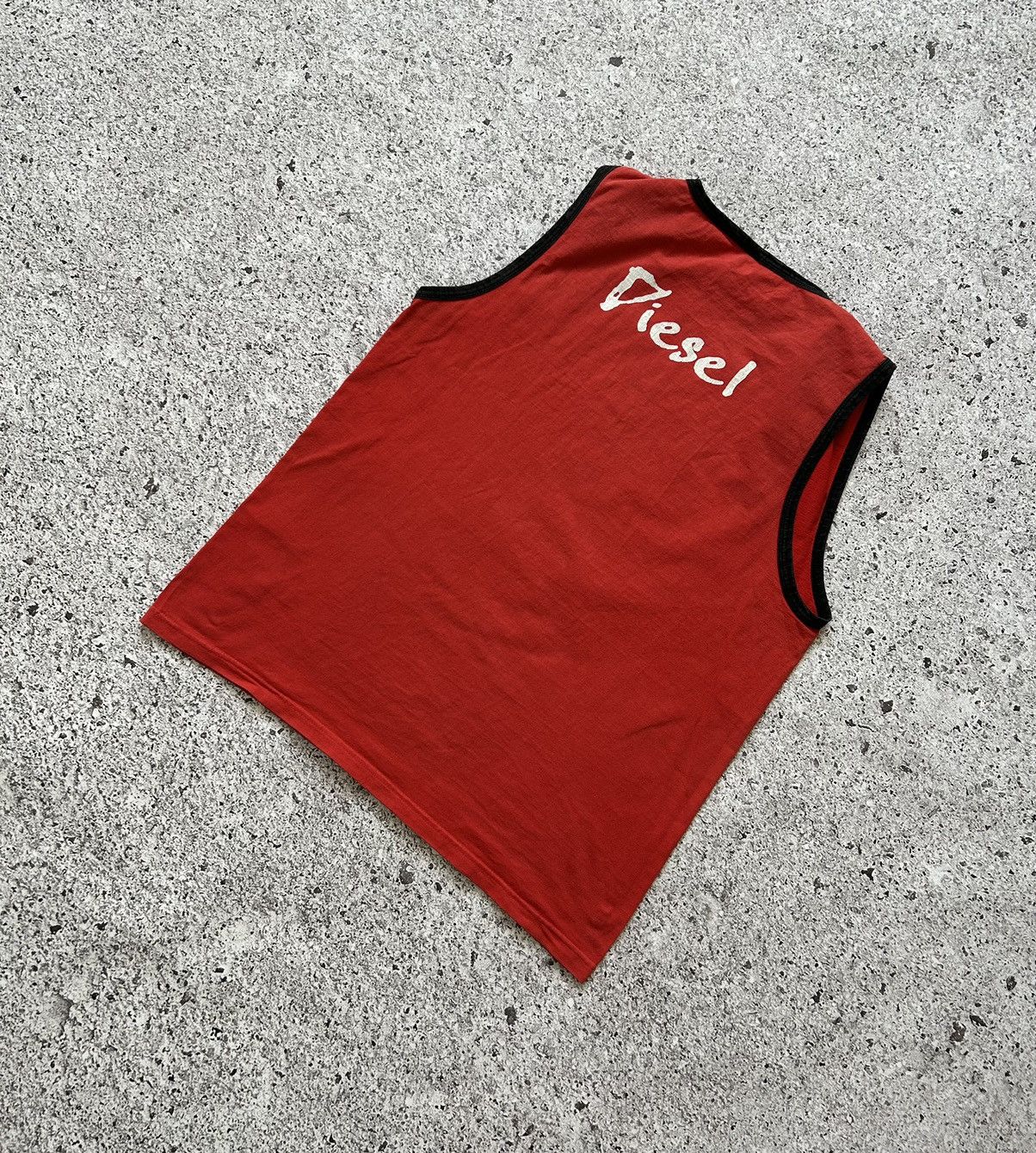 Diesel × Japanese Brand Vintage 90s Diesel Big logo t-shirt retro rare Y2K Size US XL / EU 56 / 4 - 4 Thumbnail