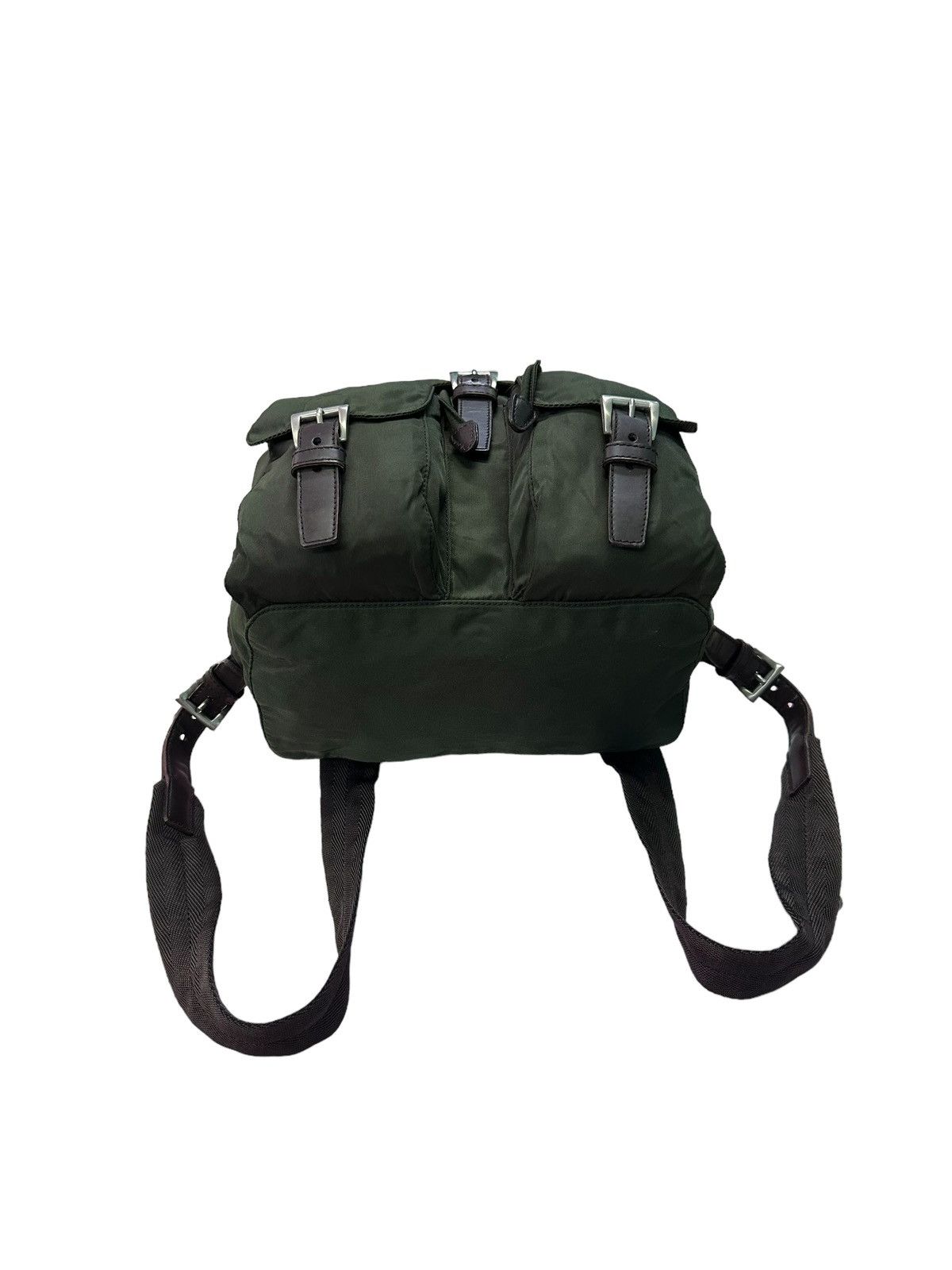 Prada AUTHENTIC VINTAGE PRADA MINI GREEN NYLON BACKPACK Size ONE SIZE - 9 Thumbnail