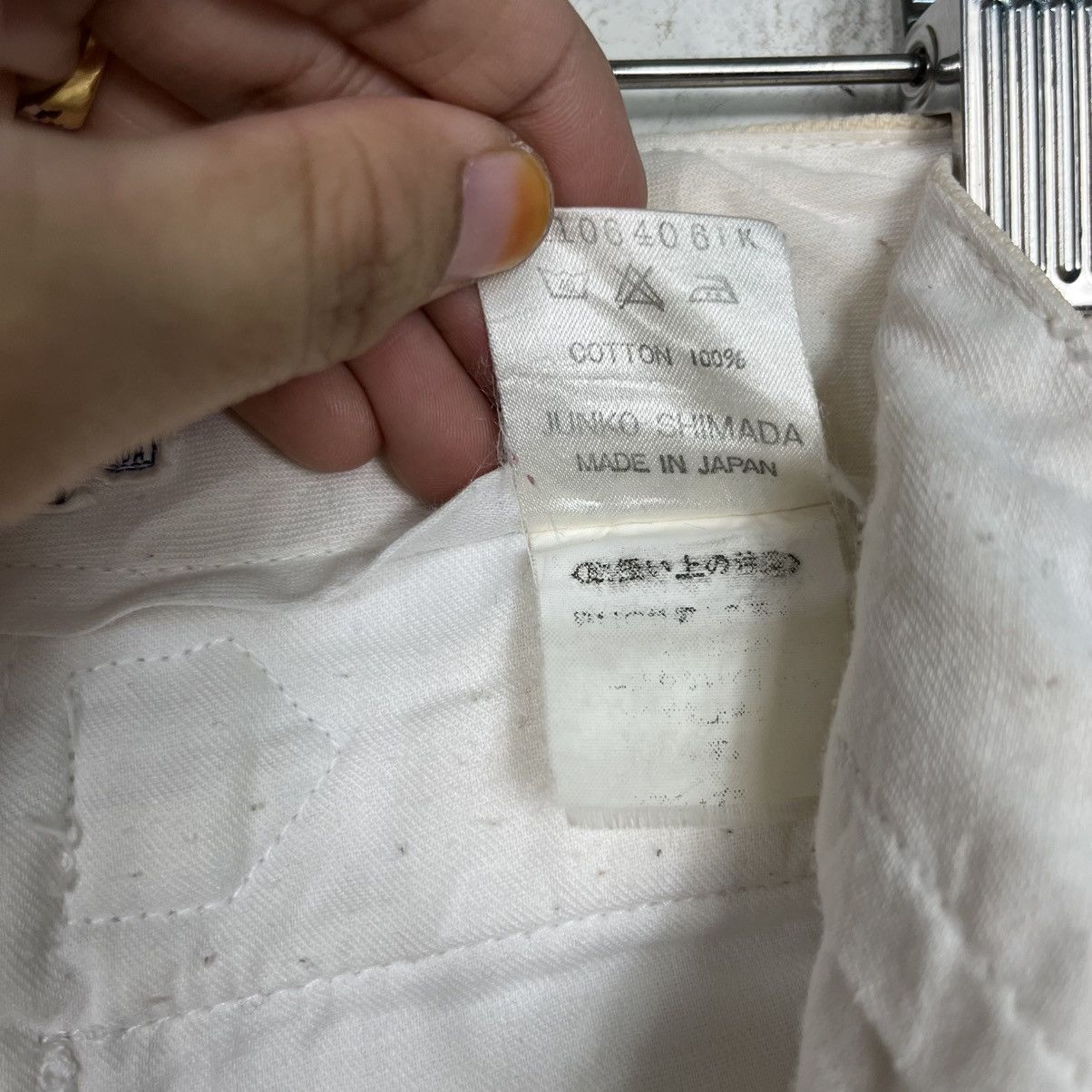 Junko Shimada Vintage Part 2 By Junko Shimada Distressed Stain Denim Size US 26 / EU 42 - 19 Thumbnail