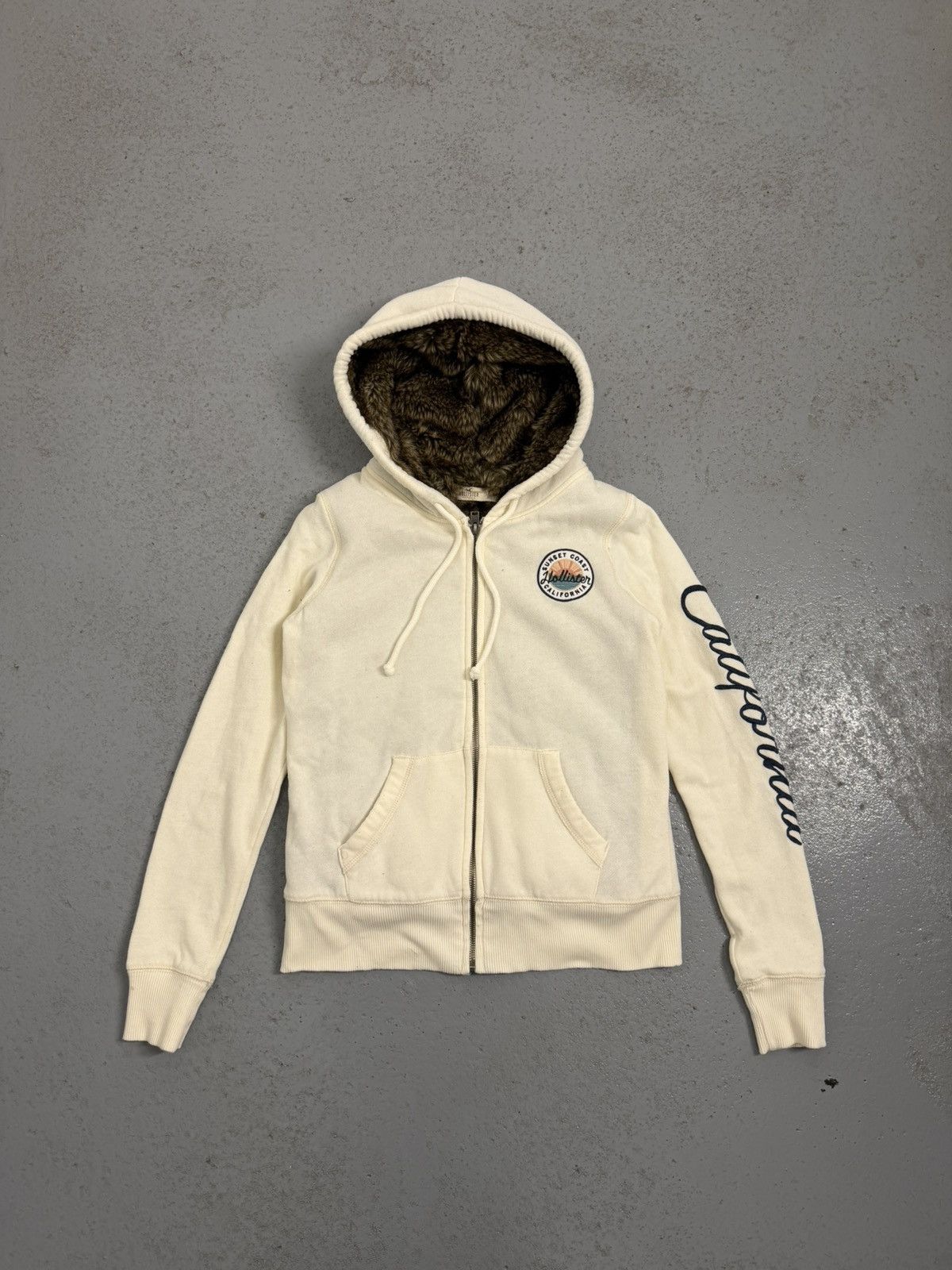 Hollister Streetwear Hollister Fur Y2K Streetwear Zip Hoodie Size M / US 6-8 / IT 42-44 - 2 Thumbnail