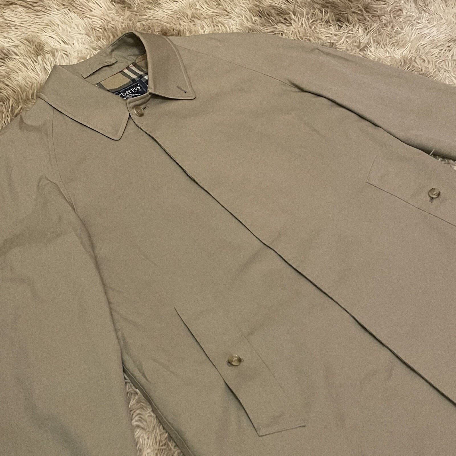 Burberry Vintage Burberry's men's Trench Coat Nova Check england M L Size US M / EU 48-50 / 2 - 3 Thumbnail