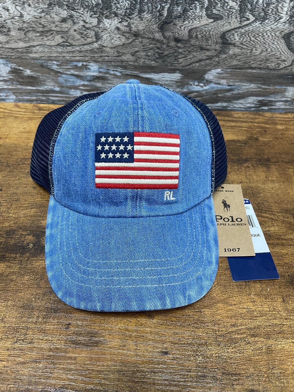 Polo Ralph Lauren Polo Ralph Lauren Flag Denim usa flag hat Size ONE SIZE - 1 Thumbnail