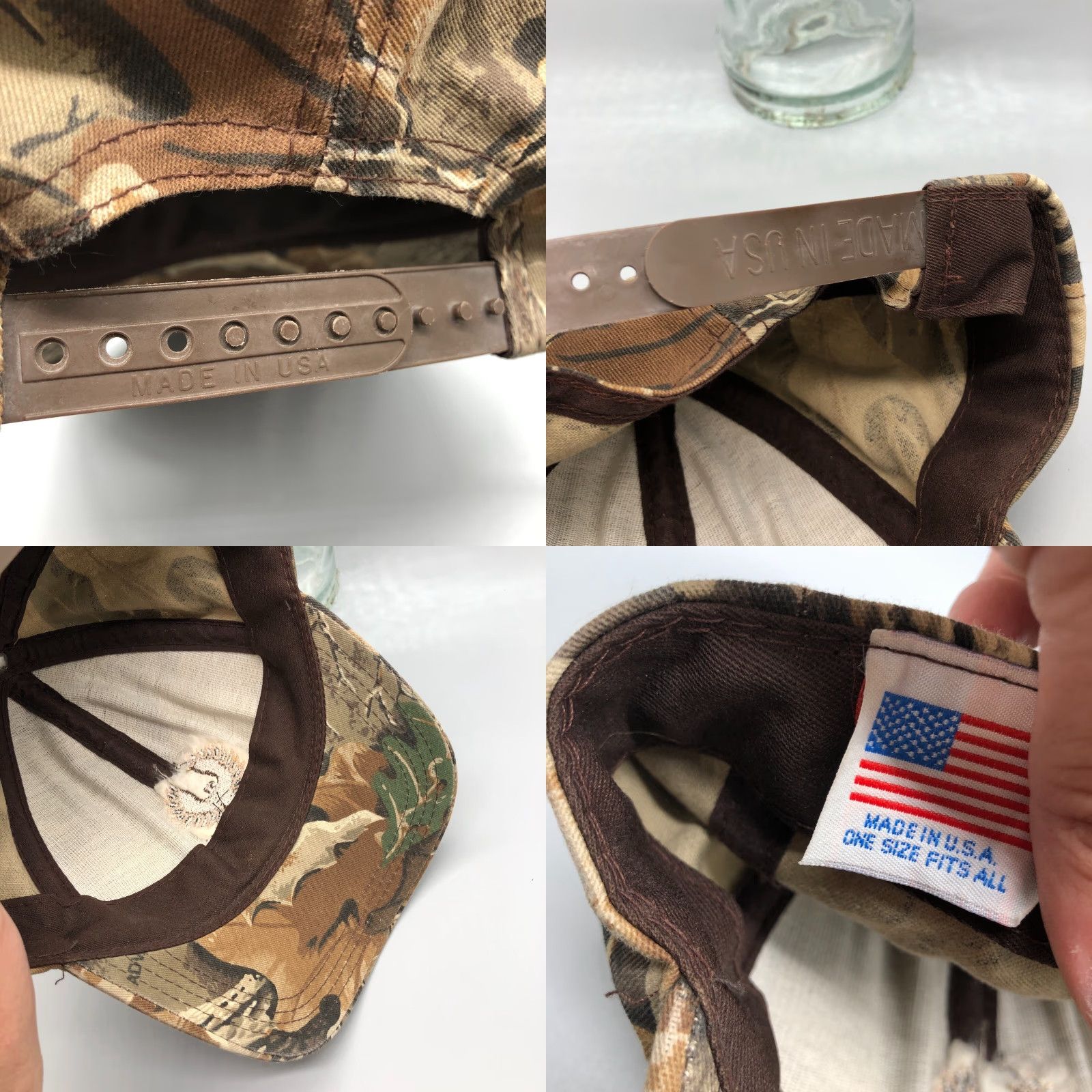 Bally Vintage Camouflage Trucker Hat Cap Snapback Brown Base Ball Hunting Phoenix 90s Y2K Men Adjustable Twill Hat Mens Size ONE SIZE - 8 Thumbnail