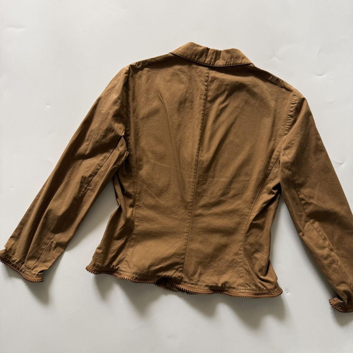 Miu Miu Vintage Miu Miu - Prada era Exposed Zipper Trim Jacket Size M / US 6-8 / IT 42-44 - 5 Thumbnail