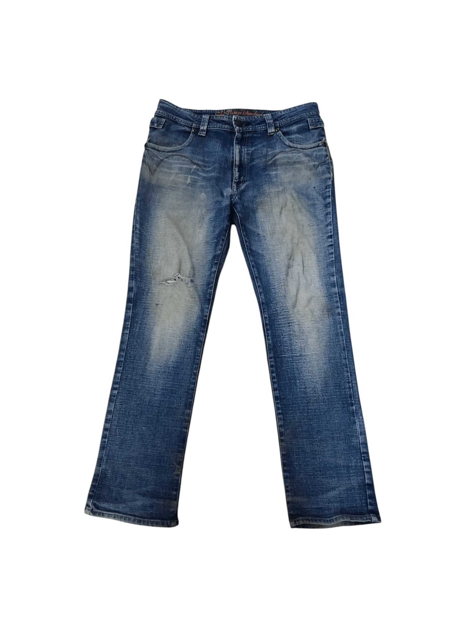 If Six Was Nine The Vintage Standard jeans tvs distressed punk style grunge Size US 34 / EU 50 - 1 Thumbnail