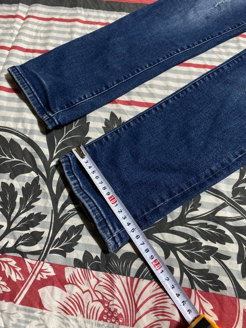 Dsquared2 × Japanese Brand Crazy Crash Dirty Baggy Faded Jean Japan Avant Garde Style Size US 32 / EU 48 - 20 Thumbnail