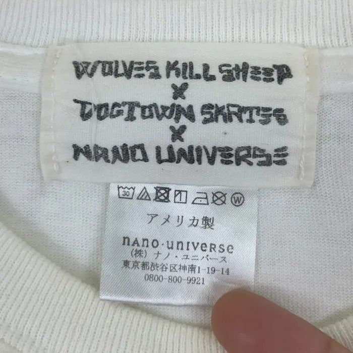 Dogtown DOGTOWN SKATE x WOLVES KILL SHEEP x NANO UNIVERSE Tee Shirt Size US S / EU 44-46 / 1 - 6 Thumbnail