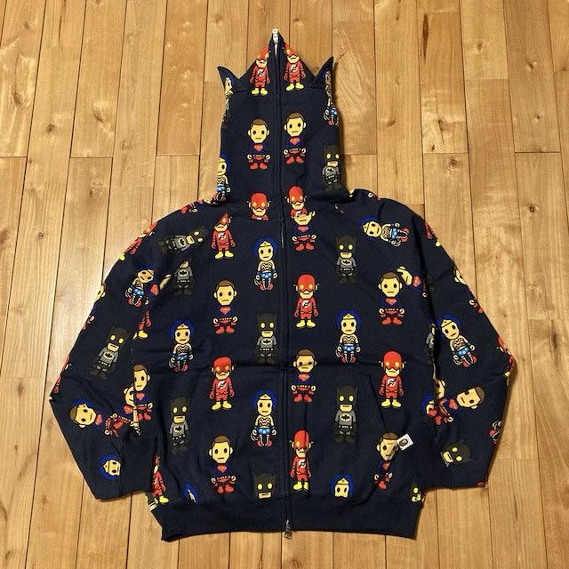 Bape Bape x DC Flash Full Zip Hoodie | Grailed